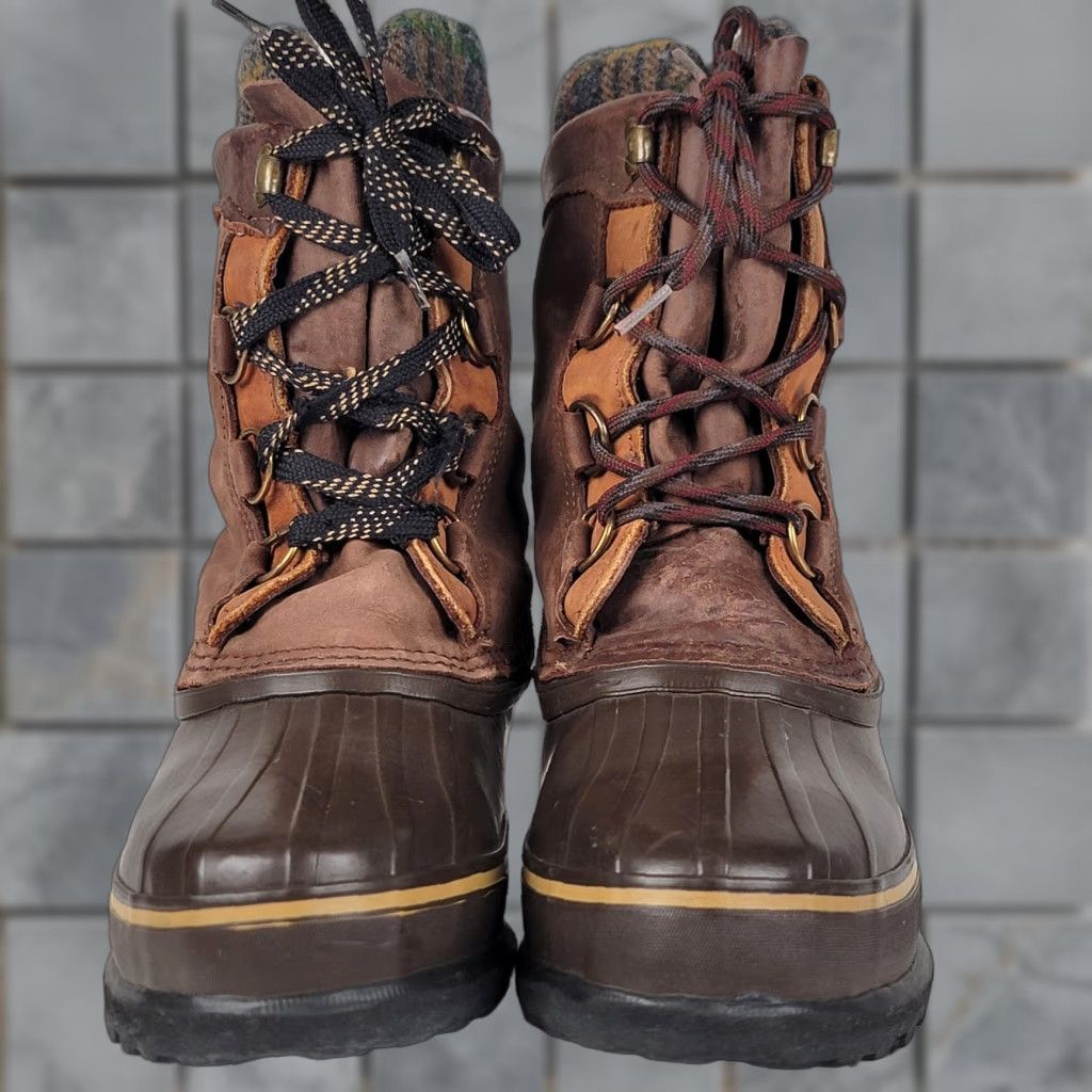 SOREL Sorel Caribou Waterproof Winter Boot 10" Hi Top Lace Up Women's Size 10 Brown Size M / US 6-8 / IT 42-44 - 1 Thumbnail