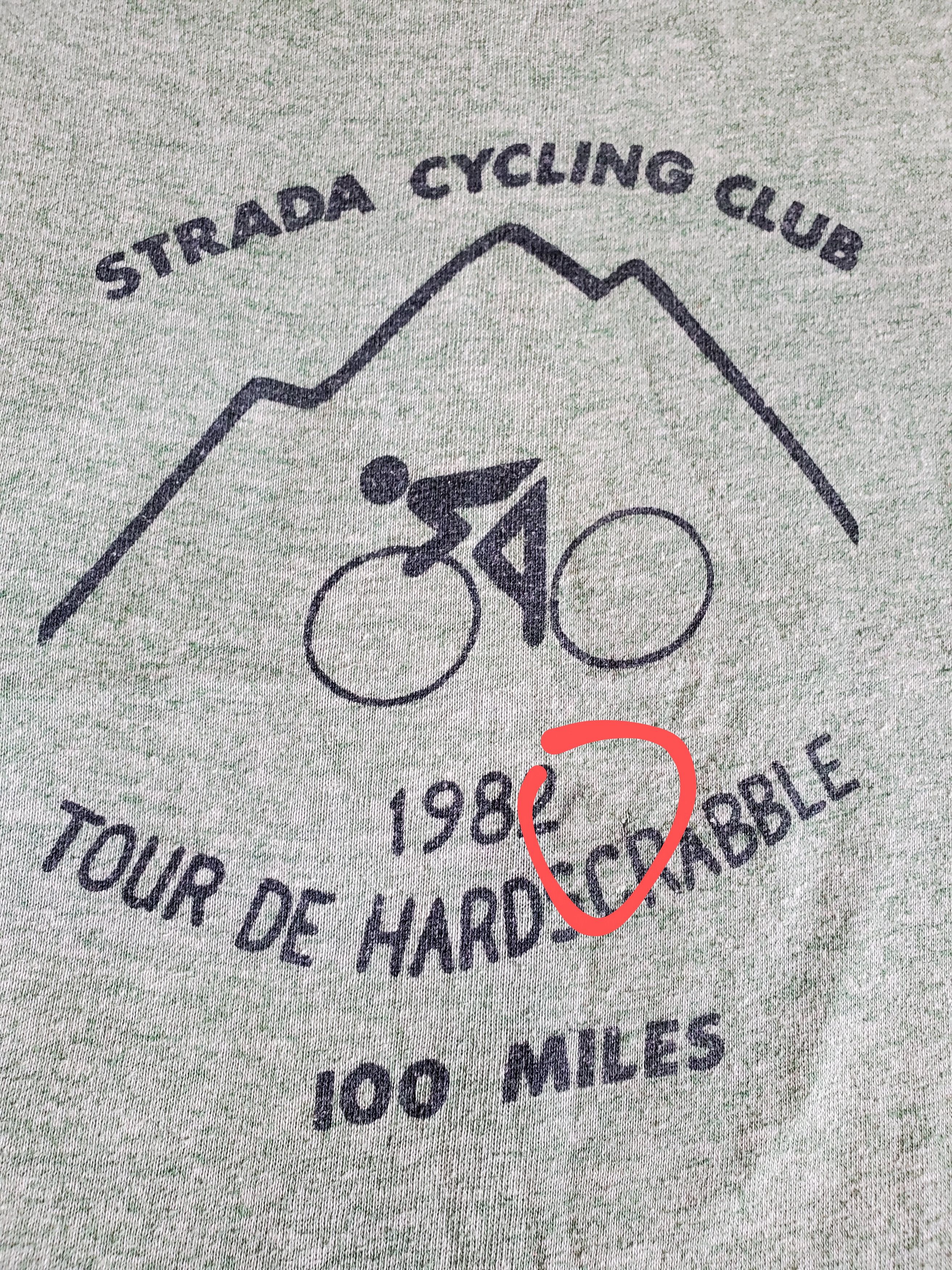 Vintage Tour de hardscrabble 1982 strada cycling club Aquila 100 Size US M / EU 48-50 / 2 - 2 Thumbnail