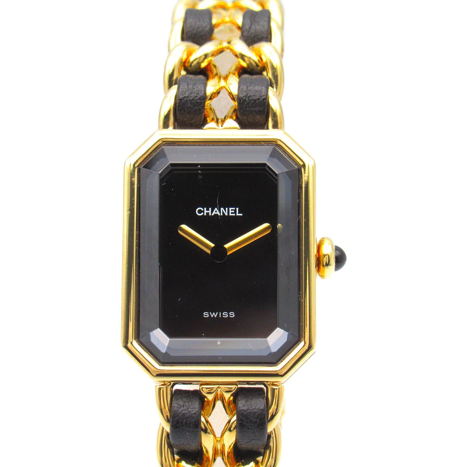 Chanel Chanel Premier L Women Watch Quartz Gp (Gold Plated) Leather Belt Black Size ONE SIZE - 1 Thumbnail