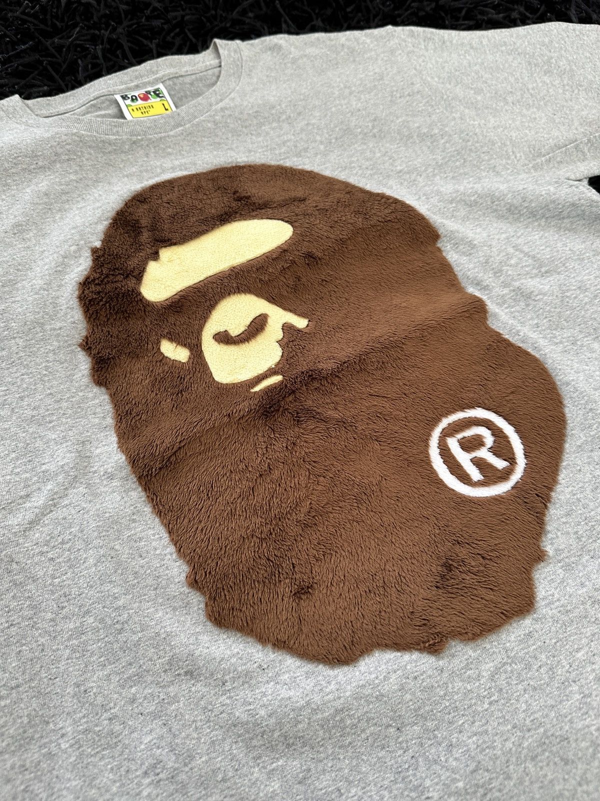 Bape Fur Big Ape Head Tee Size US L / EU 52-54 / 3 - 3 Thumbnail