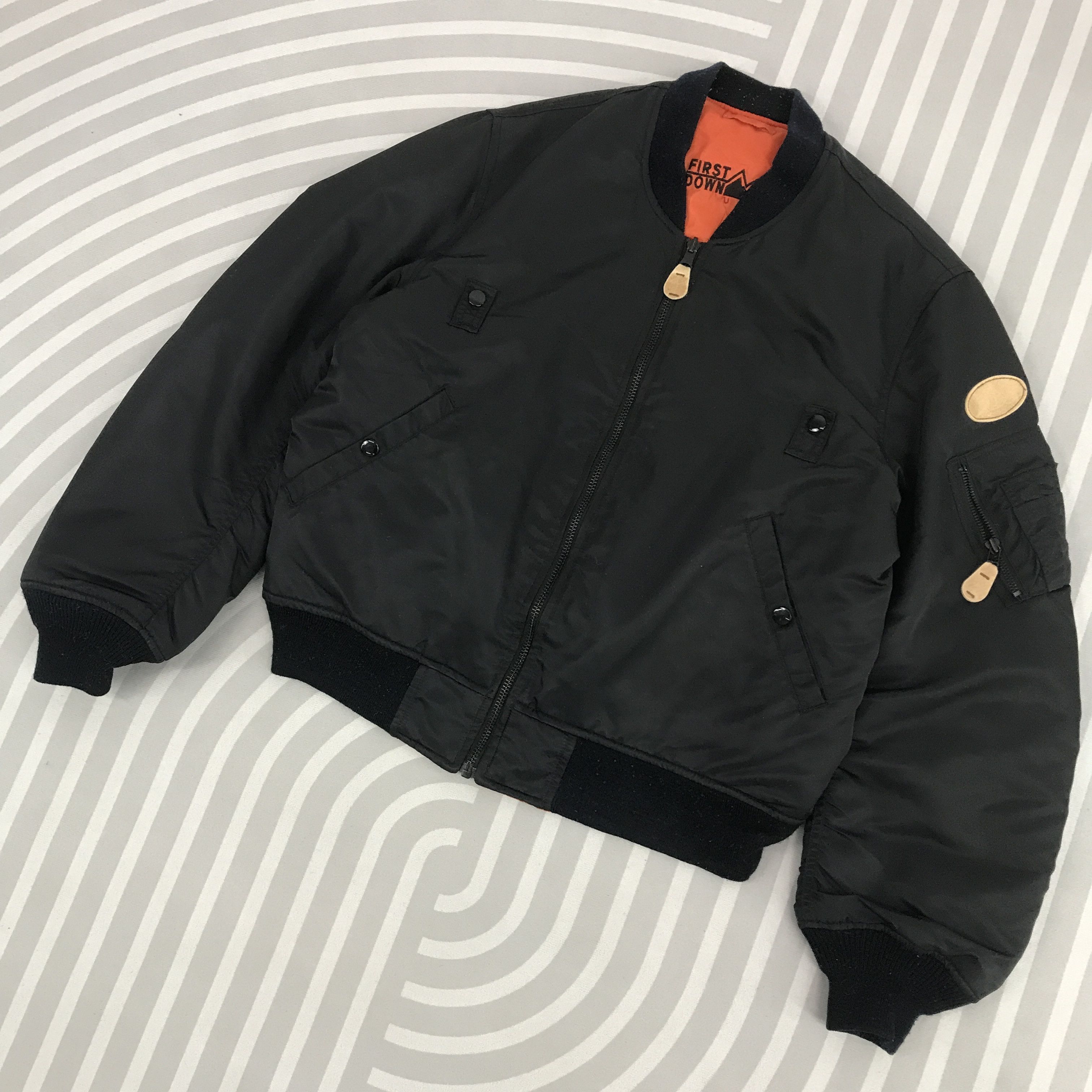 Vintage Vintage Bomber Ma1 Military style First Dawn USA Jacket Size US M / EU 48-50 / 2 - 2 Thumbnail