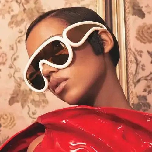 Jewelry Cyber Alien Future Eye Sunglasses Dystopian Shield Goggles Size ONE SIZE - 4 Thumbnail