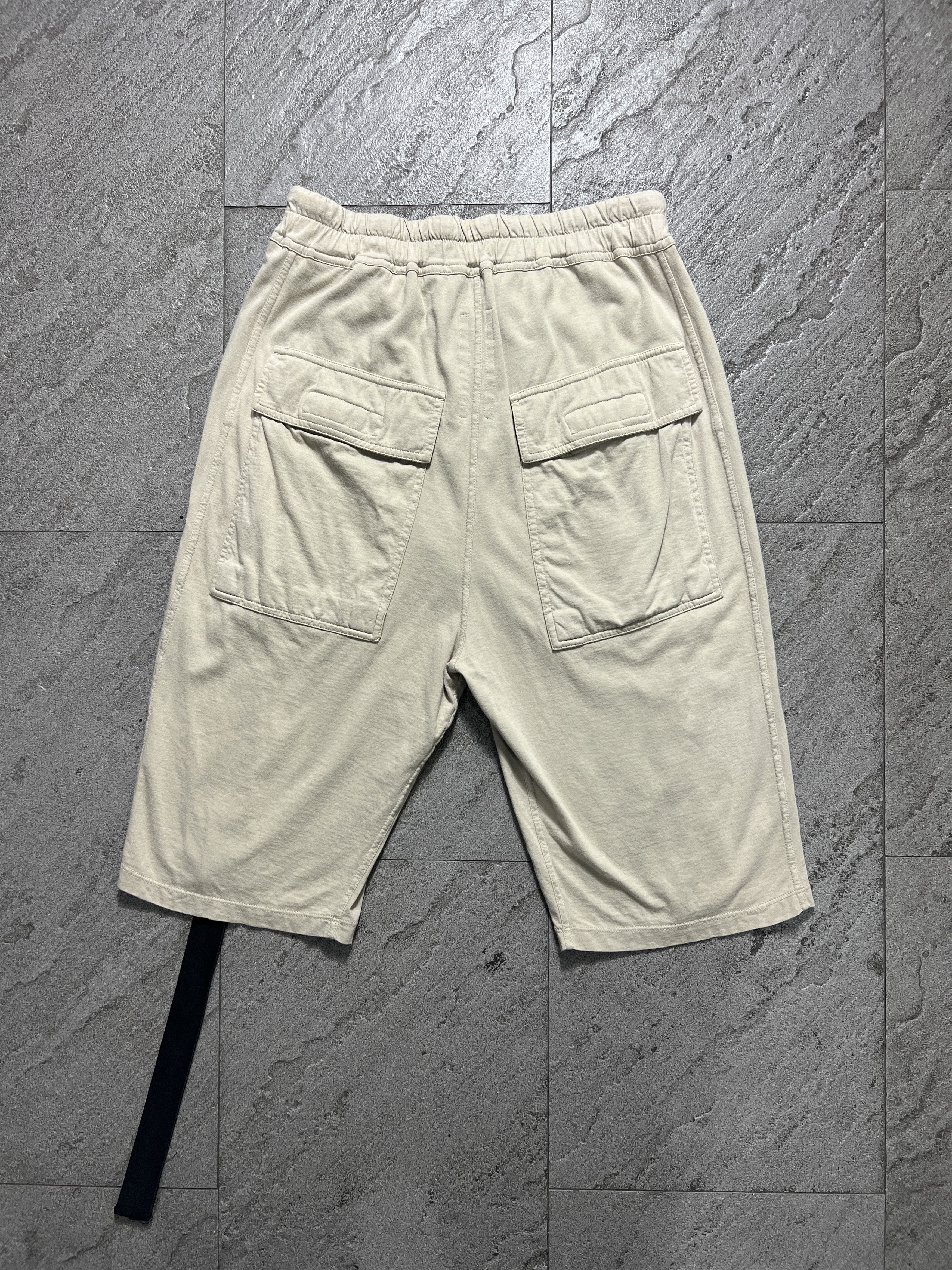 Rick Owens Drkshdw Rick Owens DRKSHDW Pearl Pods Shorts S Beige Size US 31 - 2 Thumbnail