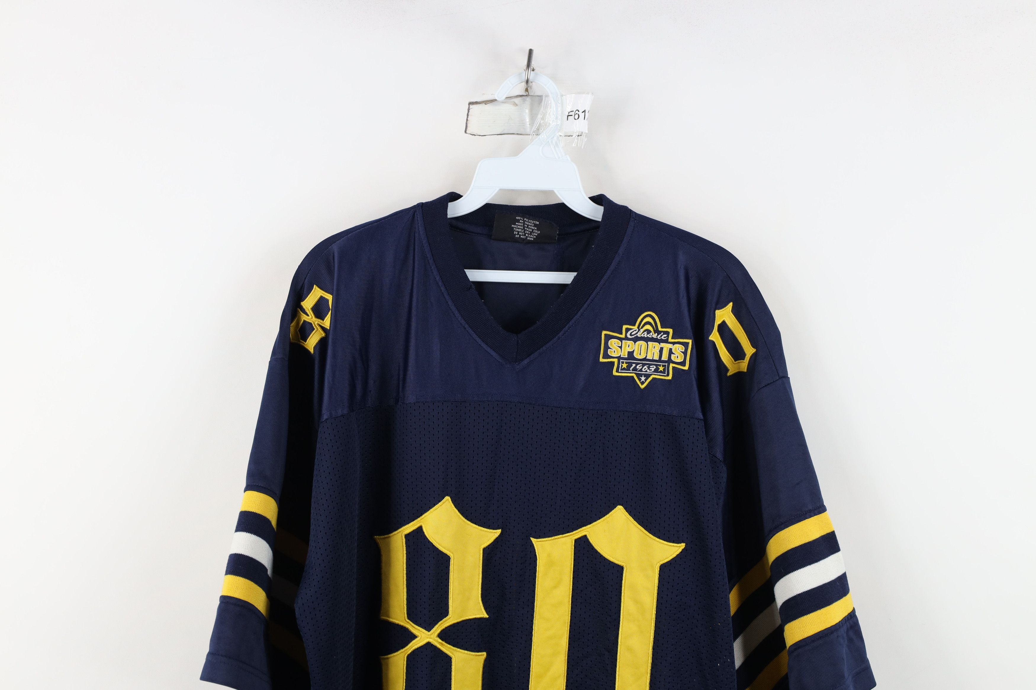 Vintage Vintage 90s Y2K Streetwear Striped Hip Hop Football Jersey Size US L / EU 52-54 / 3 - 2 Thumbnail