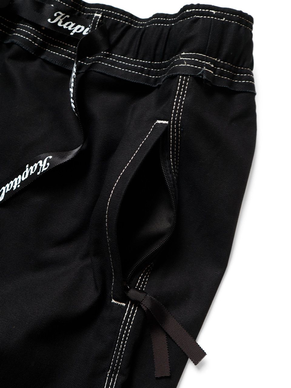 Kapital Kapital Canvas Waist Repairman Track Pants black Size US 33 - 10 Thumbnail