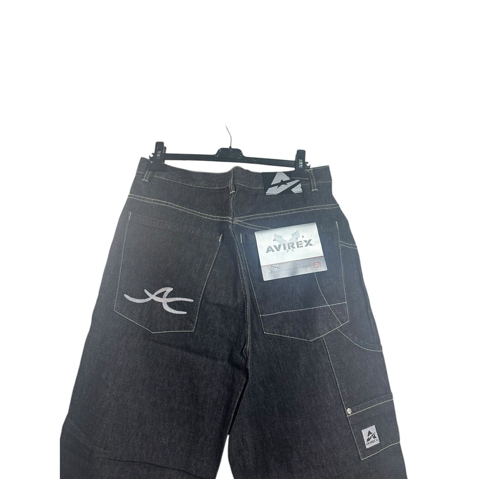 Avirex Vintage Avirex Baggy Denim Jeans Pelle Pelle Wide Leg Y2K Hi Size US 36 / EU 52 - 4 Thumbnail