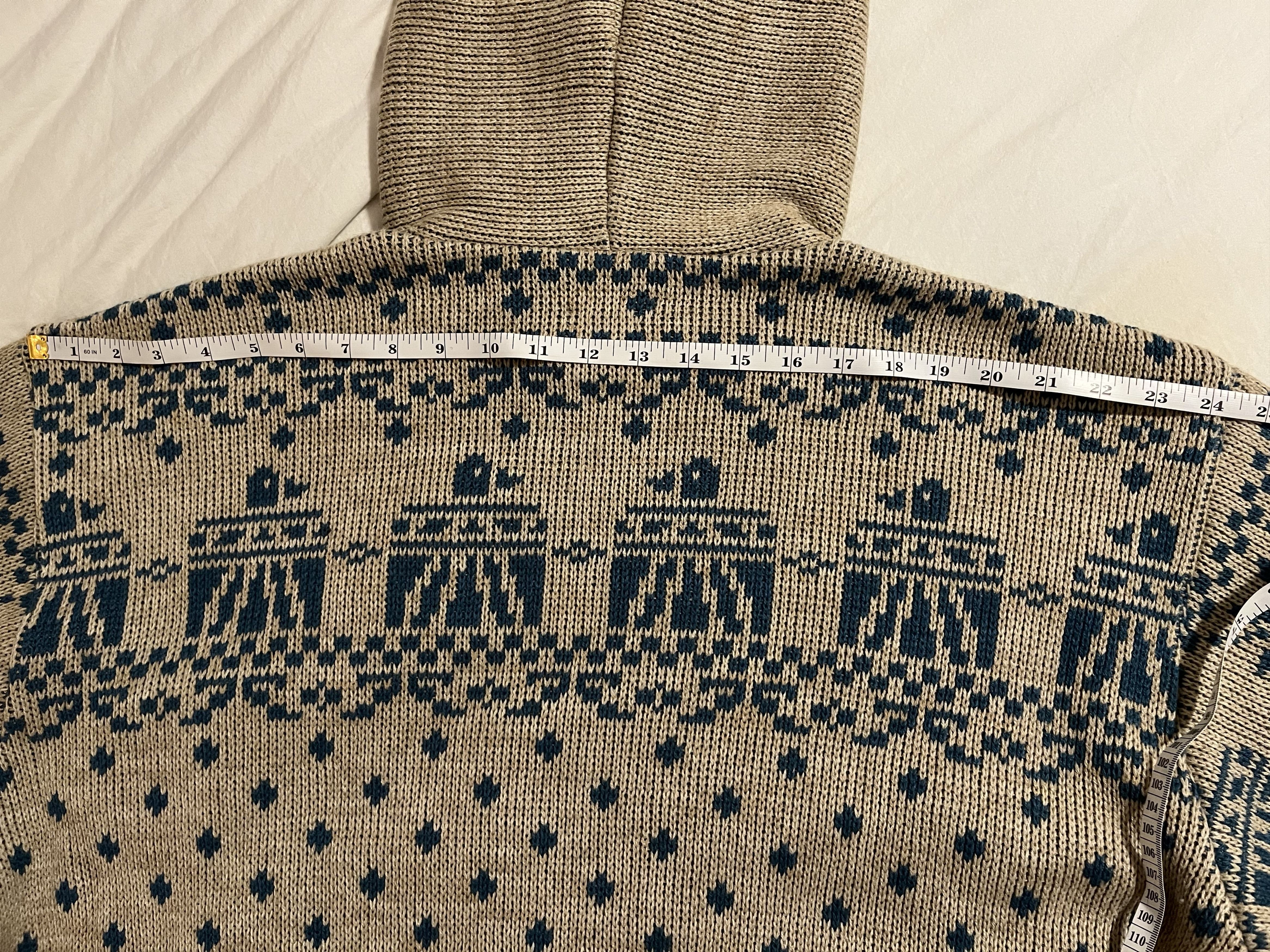 Kapital 5G Jacquard Knit Hood Sweater (Santo Domingo) Size US L / EU 52-54 / 3 - 5 Thumbnail