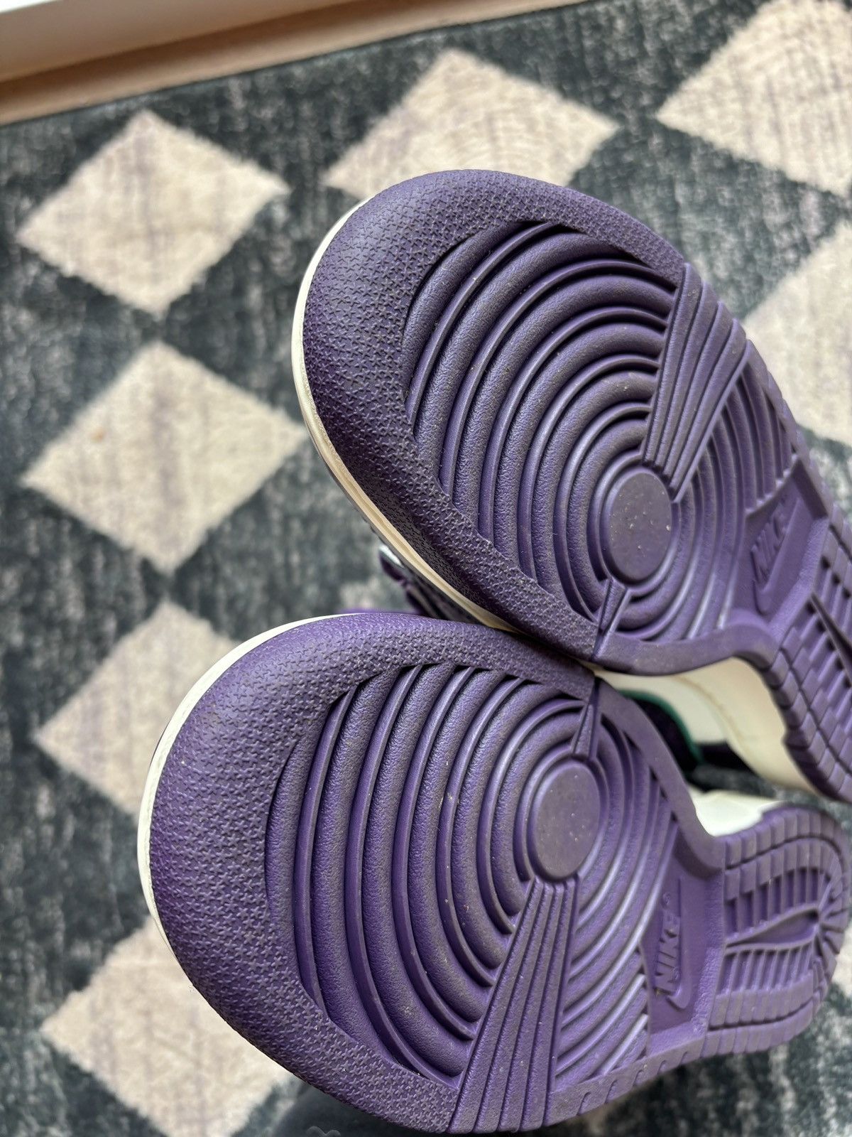 Nike Nike Dunk Low Chenille Swoosh Grand Purple Size US 9.5 / EU 42-43 - 9 Thumbnail
