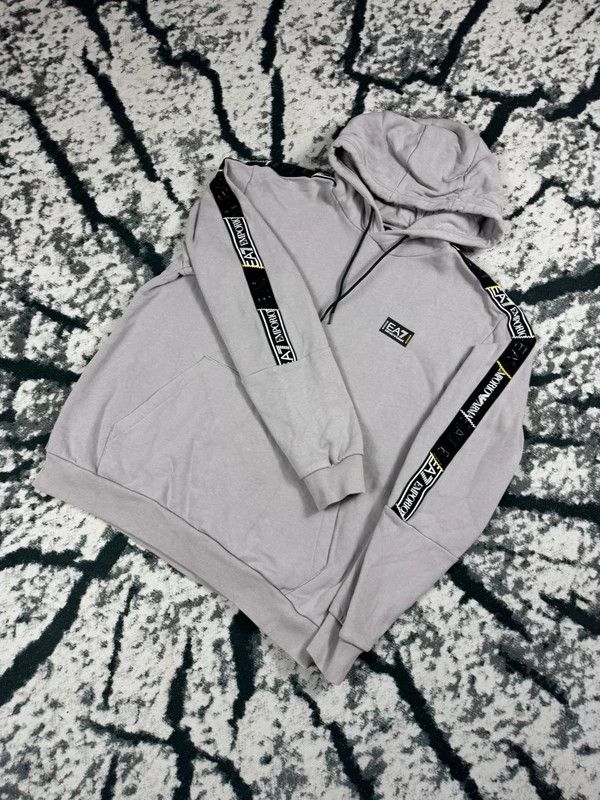 Emporio Armani Emporio Armani EA7 gray logo hoodie XXL Size US XXL / EU 58 / 5 - 2 Thumbnail