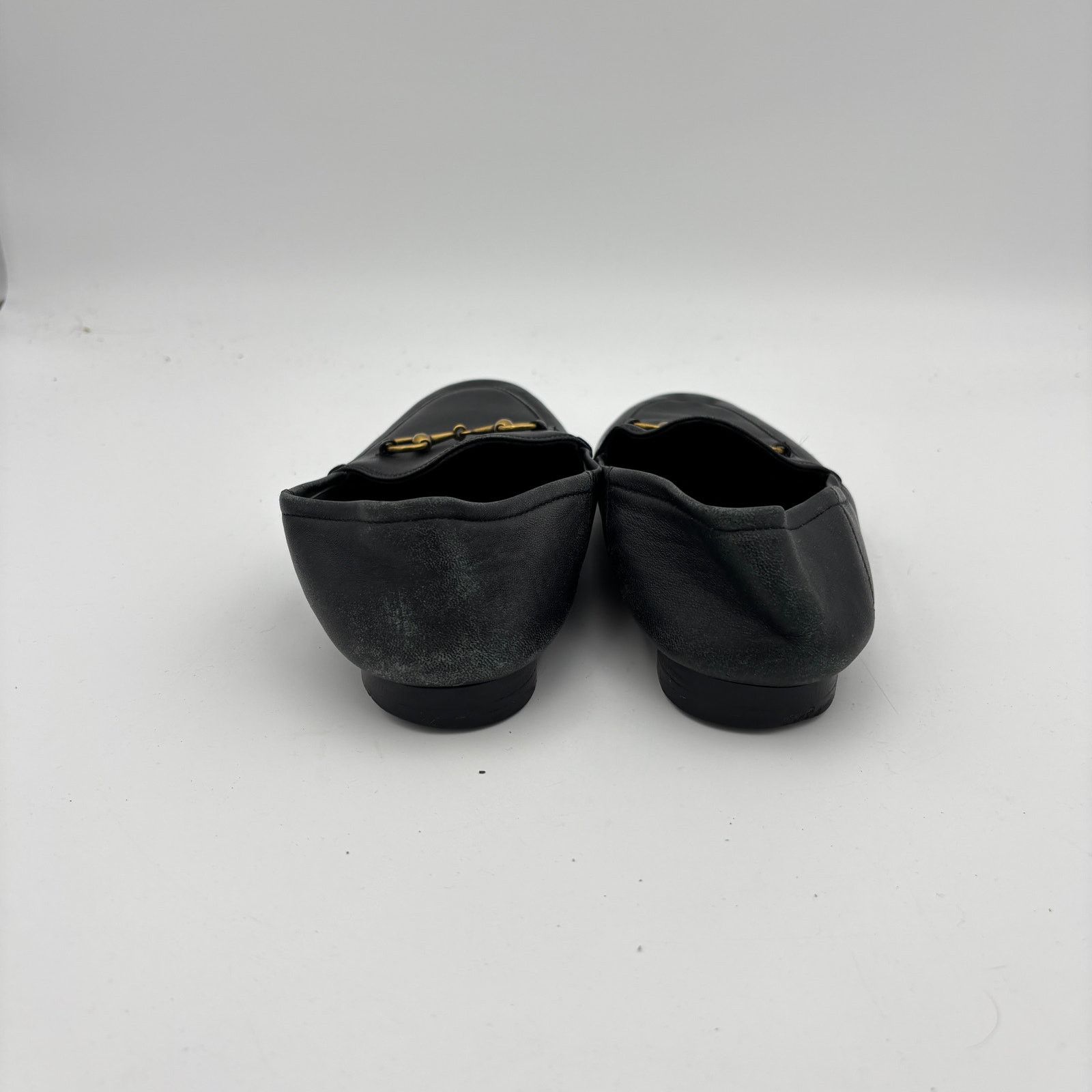 Gucci GUCCI Jordaan Horse Bit Slip On Penny Loafers 37 US 7 Size US 7 / IT 37 - 4 Thumbnail