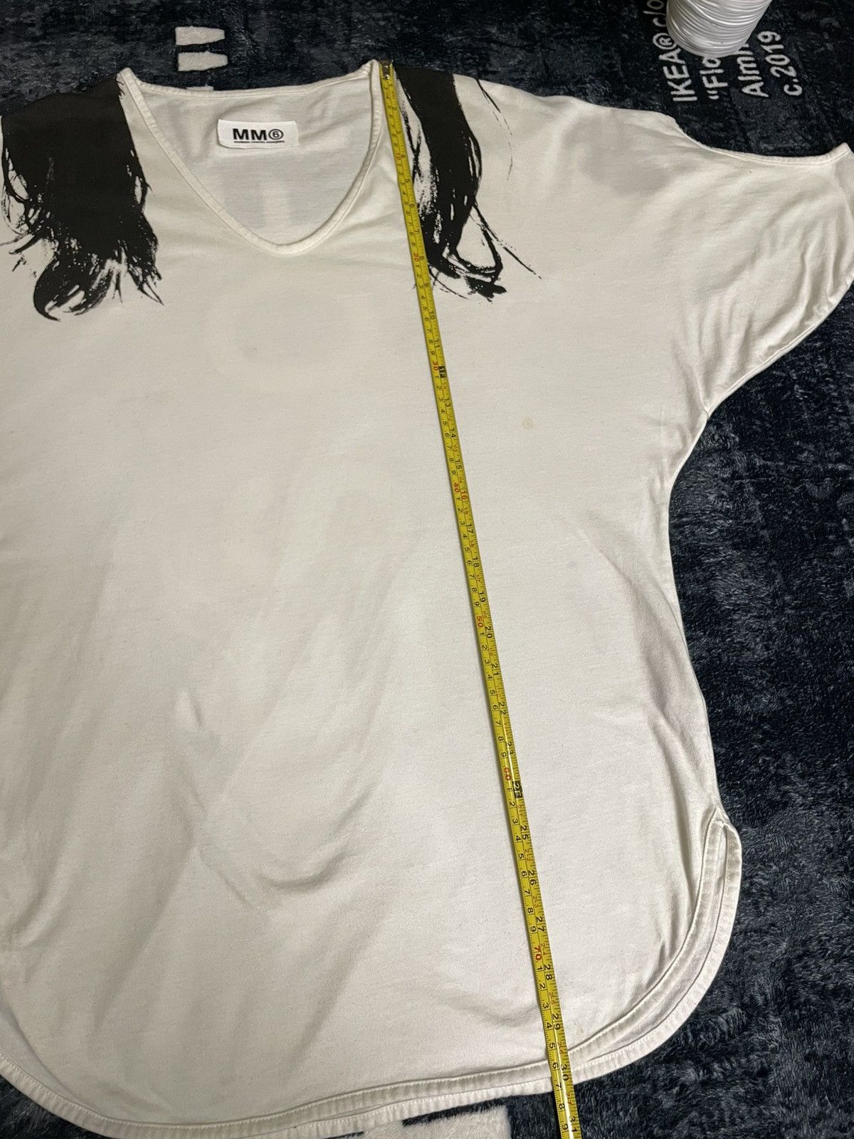 Maison Margiela MM6 Maison Margiela Longhair Tee Size US M / EU 48-50 / 2 - 16 Thumbnail