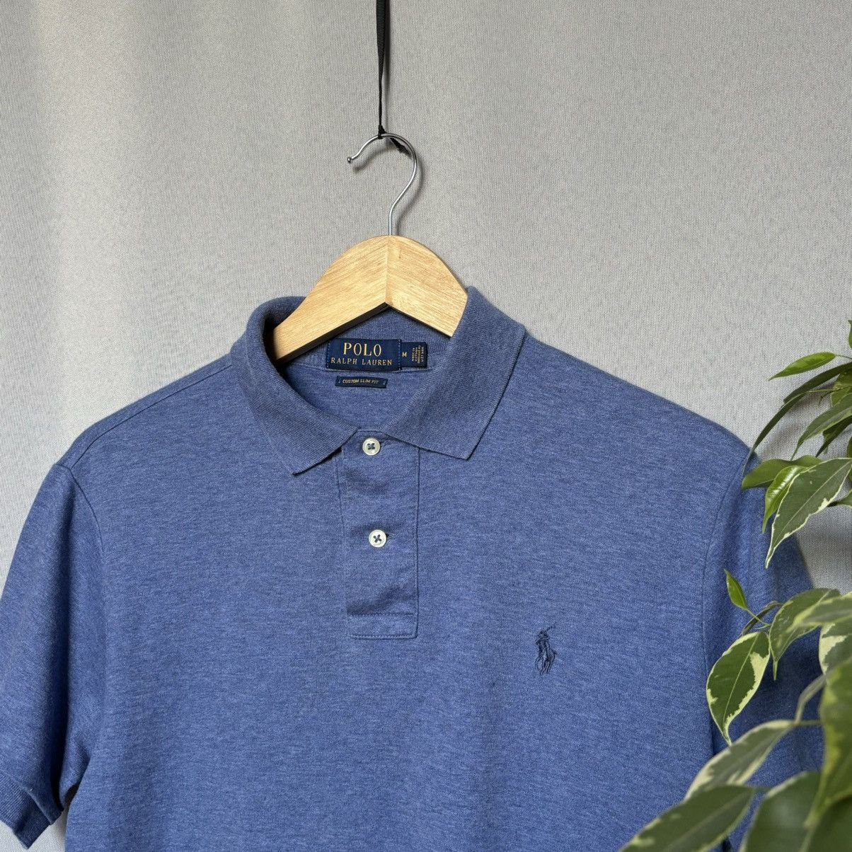 Polo Ralph Lauren Polo Ralph Lauren custom slim fit medium blue streetwear Size US M / EU 48-50 / 2 - 2 Thumbnail