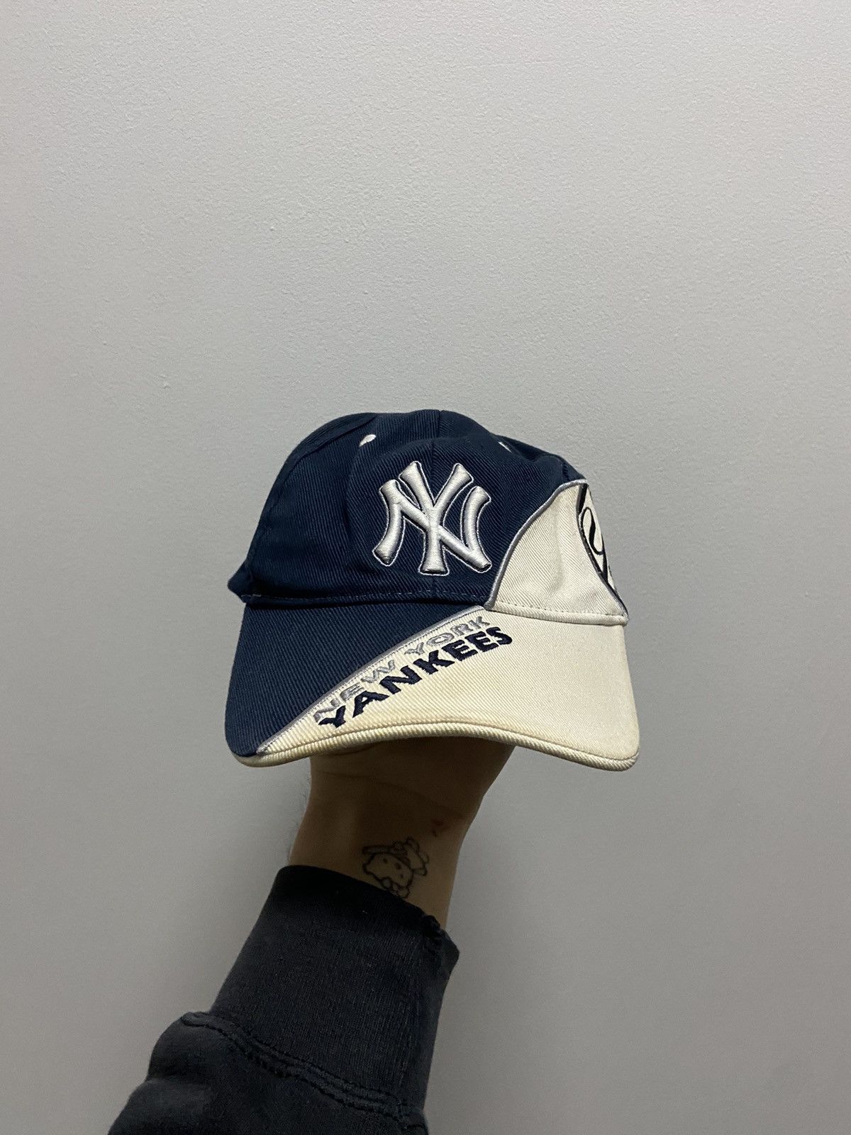 New York Yankees × Vintage New York Yankees big logo cap baseball vintage Size ONE SIZE - 4 Thumbnail
