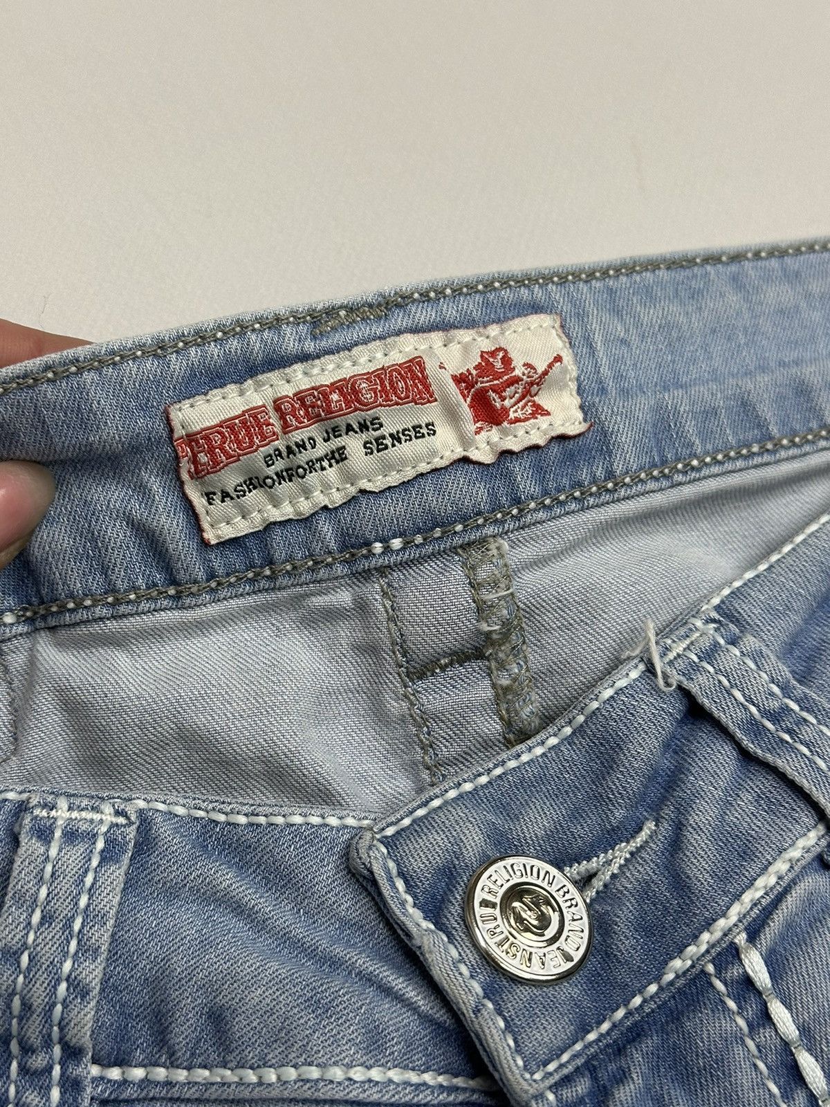 True Religion Vintage True Religion Slim Pants Distressed Y2k Japanese GOA Size 27" / US 4 / IT 40 - 9 Thumbnail
