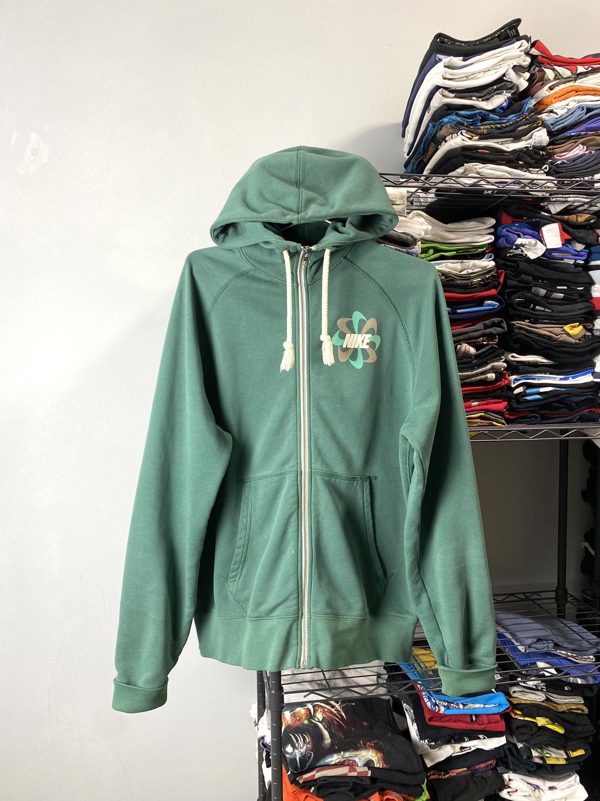 Rare! Vintage 2000’s Nike Circle Logo Hoodie Zip Y2K