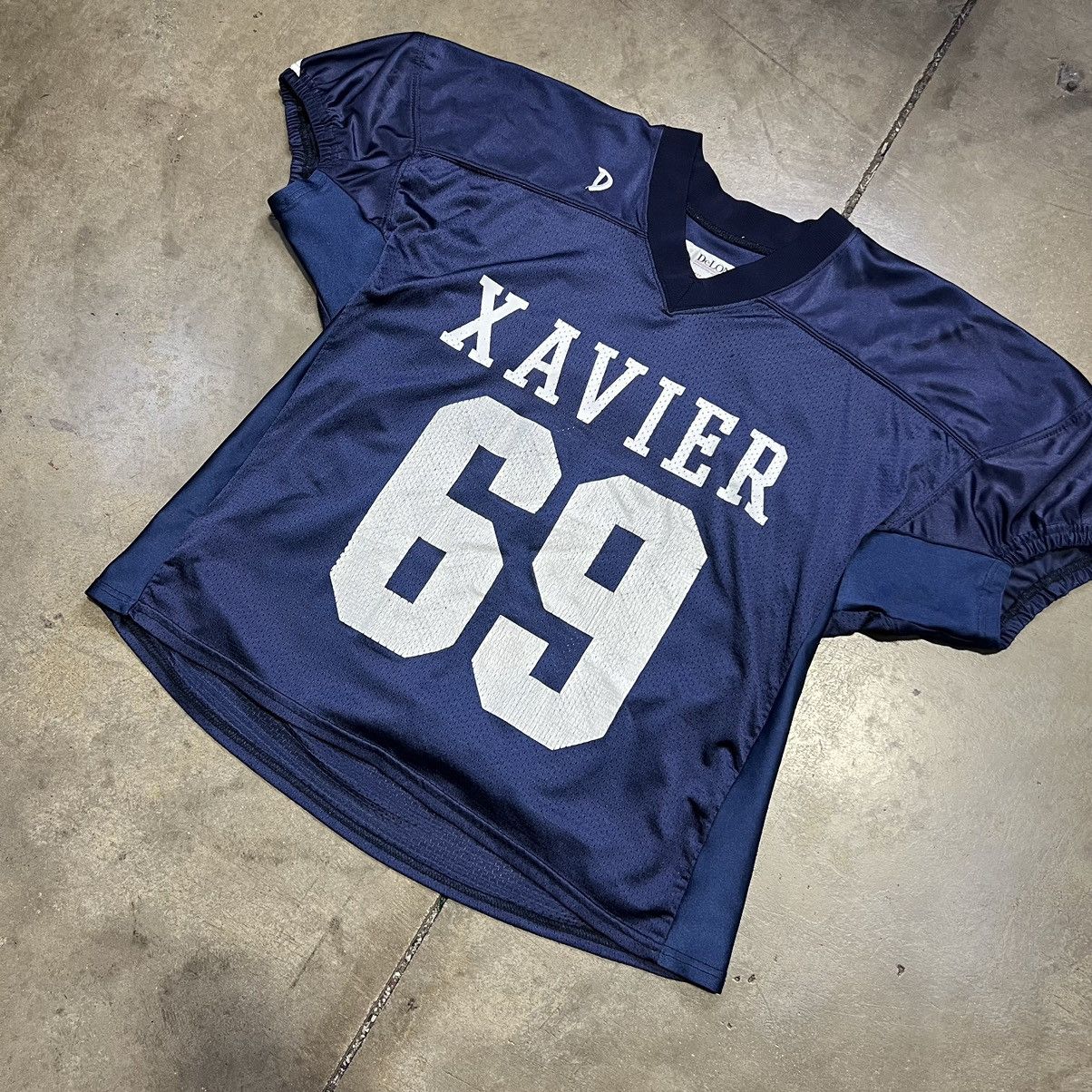 Russell Athletic × Vintage Vintage 90s DeLong Mesh Football Jersey Practice Boxy Size US XXL / EU 58 / 5 - 3 Thumbnail