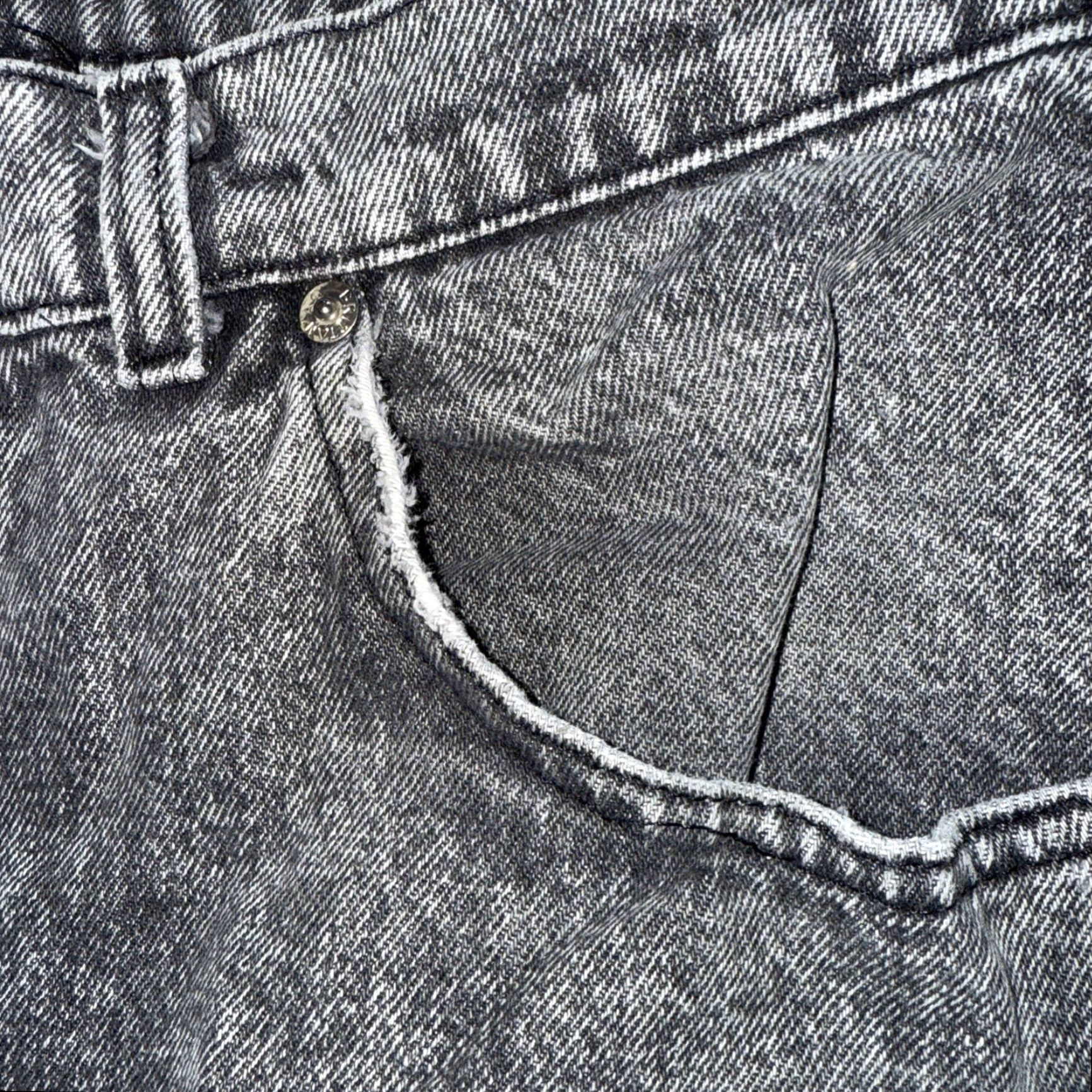 Denime VINTAGE Brittania Denim Jeans Men 35x30 Charcoal Gray 1980s Retro Inseam 30 Regular 36X30 Size US 35 - 3 Thumbnail