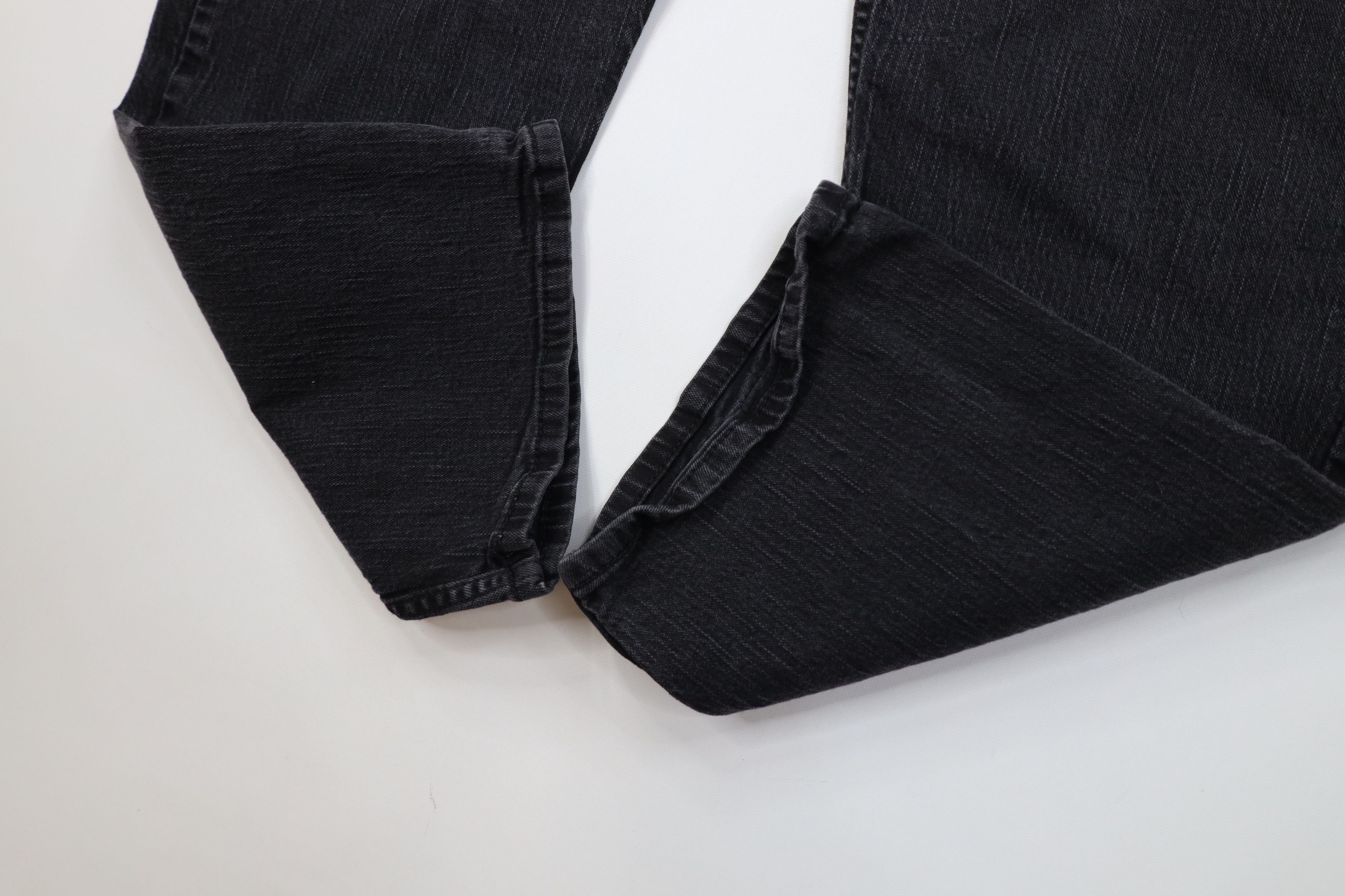 Levi's Vintage Y2K Levis 569 Straight Wide Leg Denim Jeans Black Size US 44 / EU 60 - 6 Thumbnail