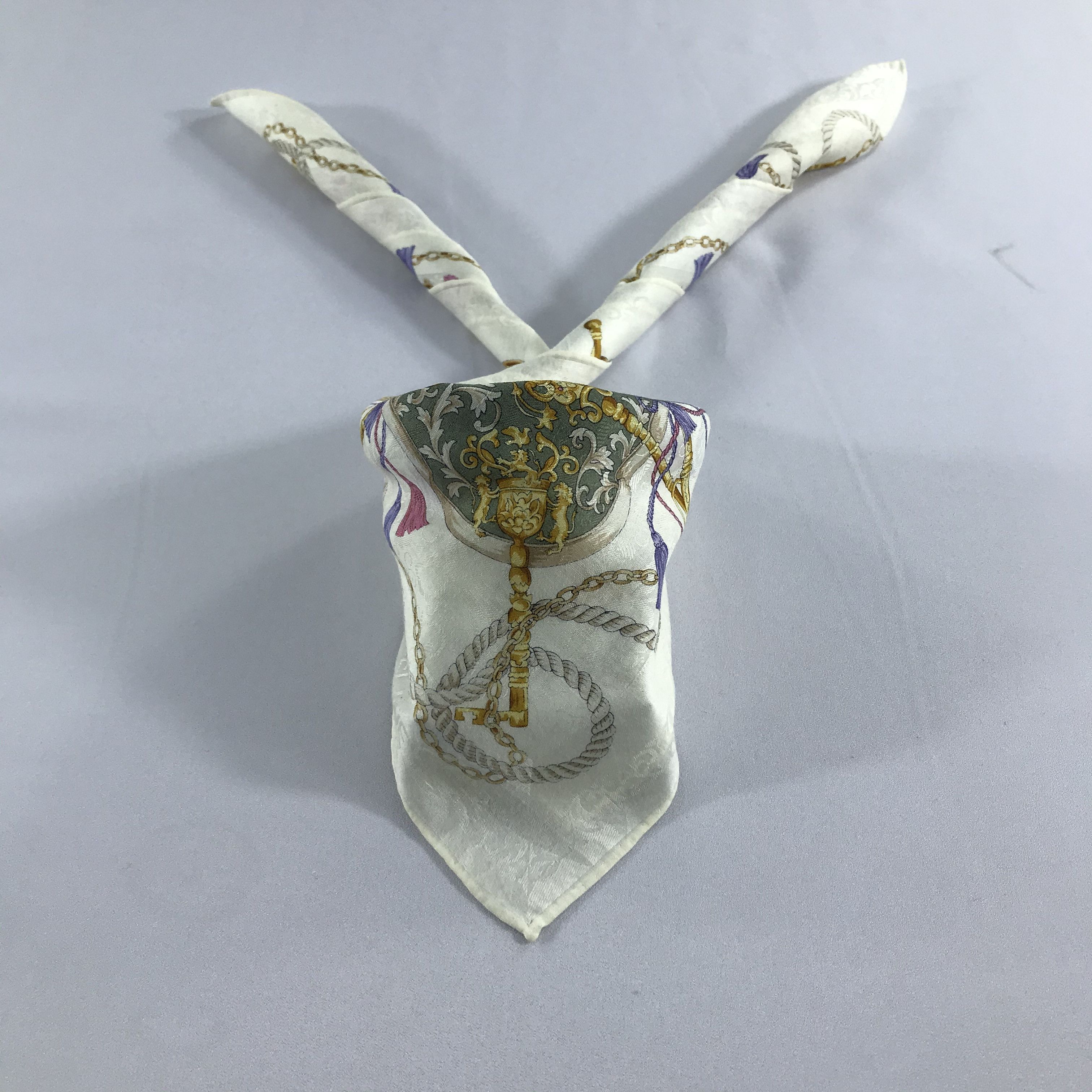 Celine Celine Luxury Handkerchief Neckerchief Bandana H878 Size ONE SIZE - 2 Thumbnail