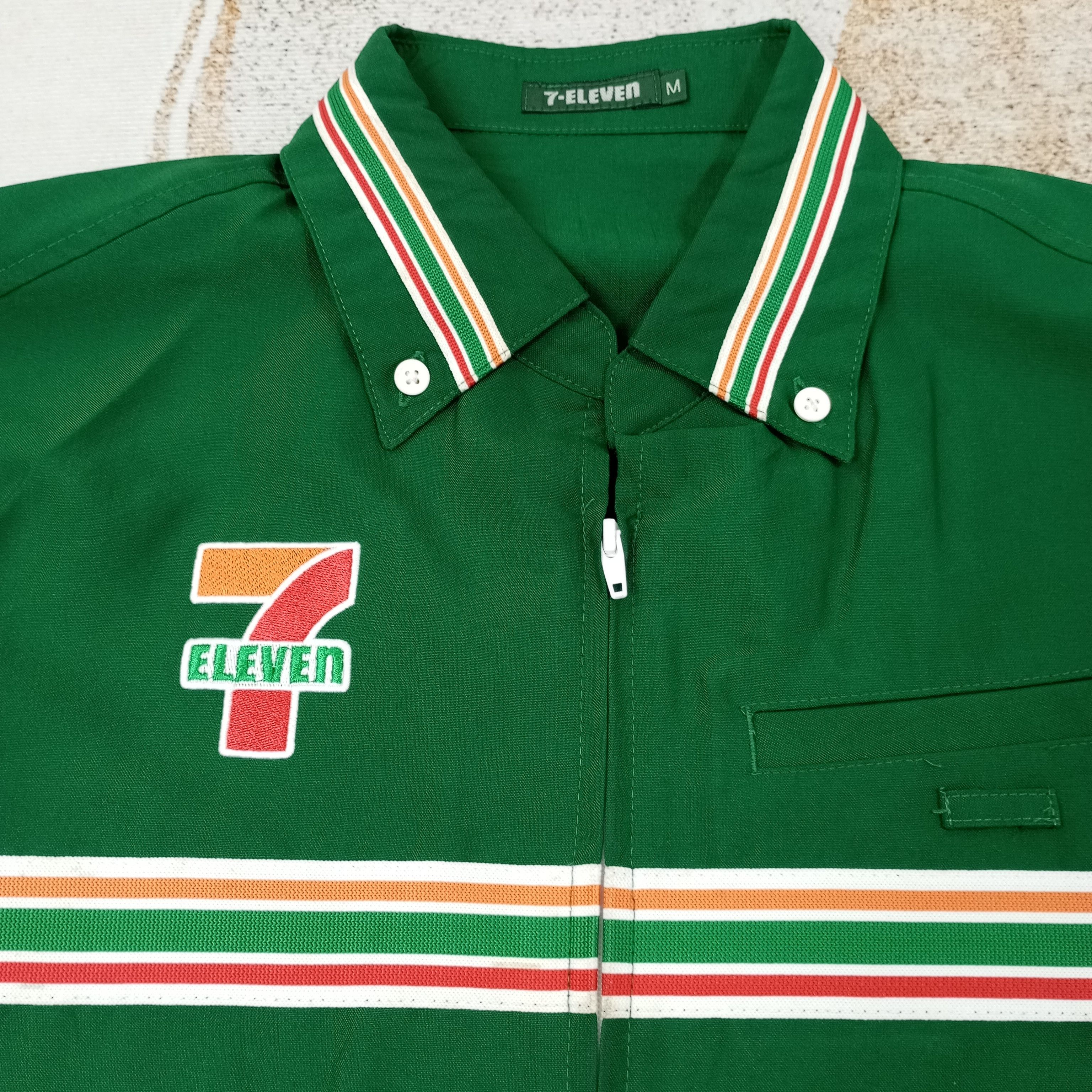 Vintage 7 Eleven Japanese Workwear Uniform Jacket c239n33 Size US M / EU 48-50 / 2 - 2 Thumbnail