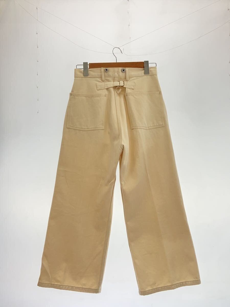 Taiga Takahashi White Cotton Engineer Trousers Solid Color Size US 30 / EU 46 - 2 Thumbnail