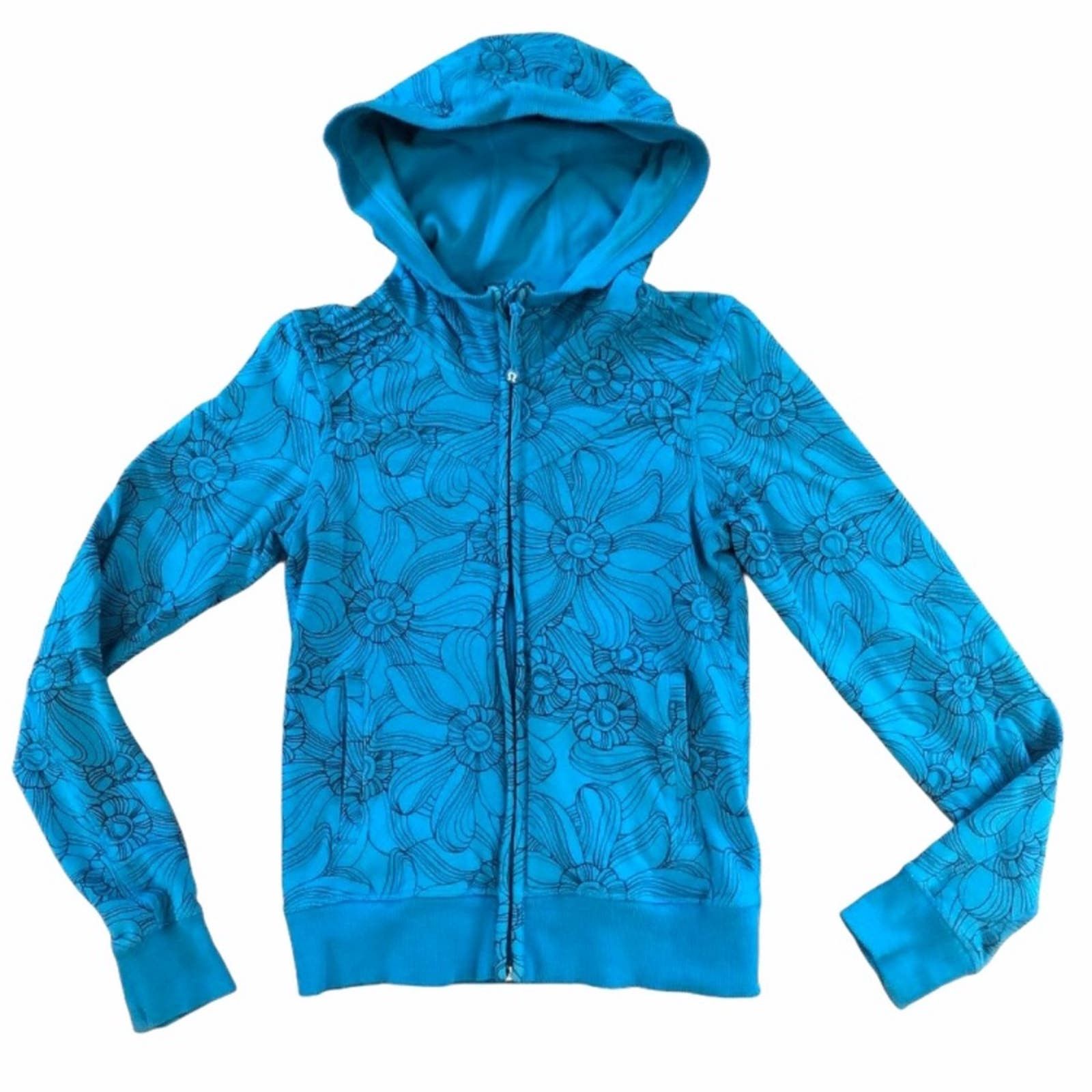 Lululemon Lululemon Bliss Break Hoodie - Blue Floral