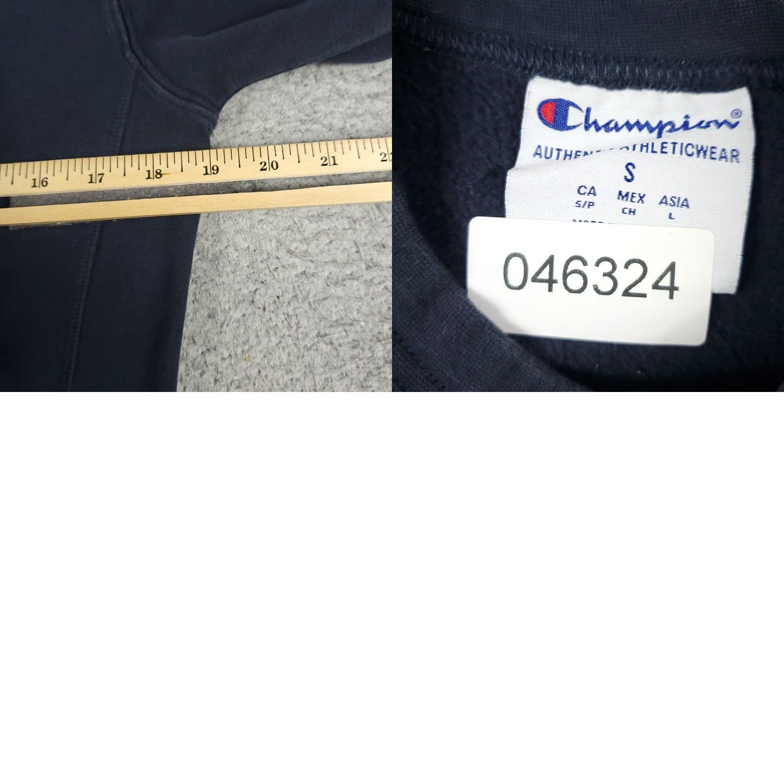 Champion Champion Women's Small Blue Crew Neck Pullover Sweater Size S / US 4 / IT 40 - 8 Thumbnail