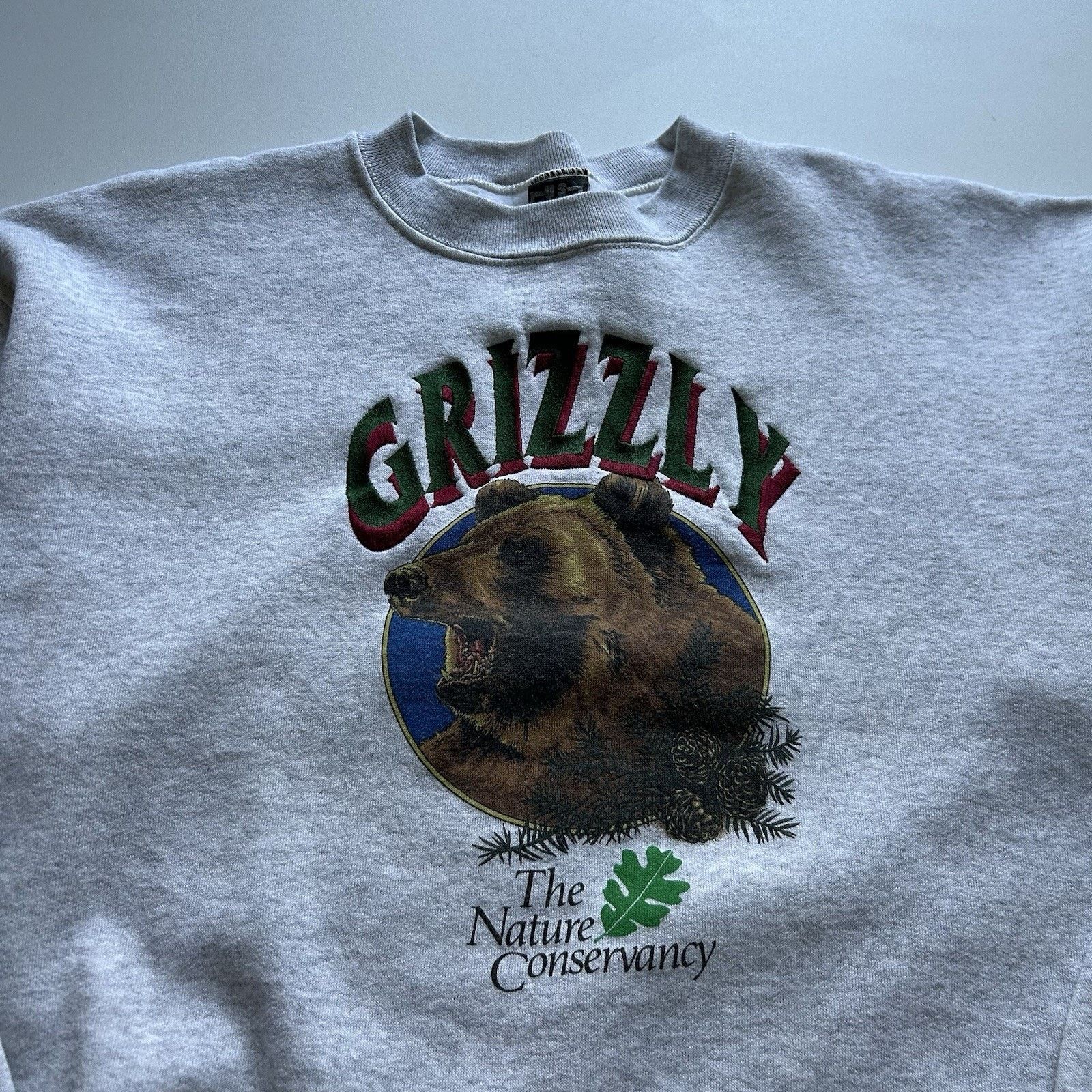 Vintage Vintage Grizzly Bear Crewneck Large 90s USA Animal Art Rare Size US L / EU 52-54 / 3 - 2 Thumbnail