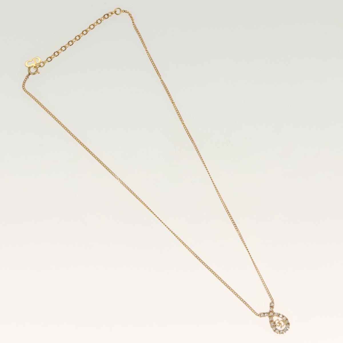 Dior Christian Dior CD Pendant Necklace Gold-plated Size ONE SIZE - 1 Thumbnail