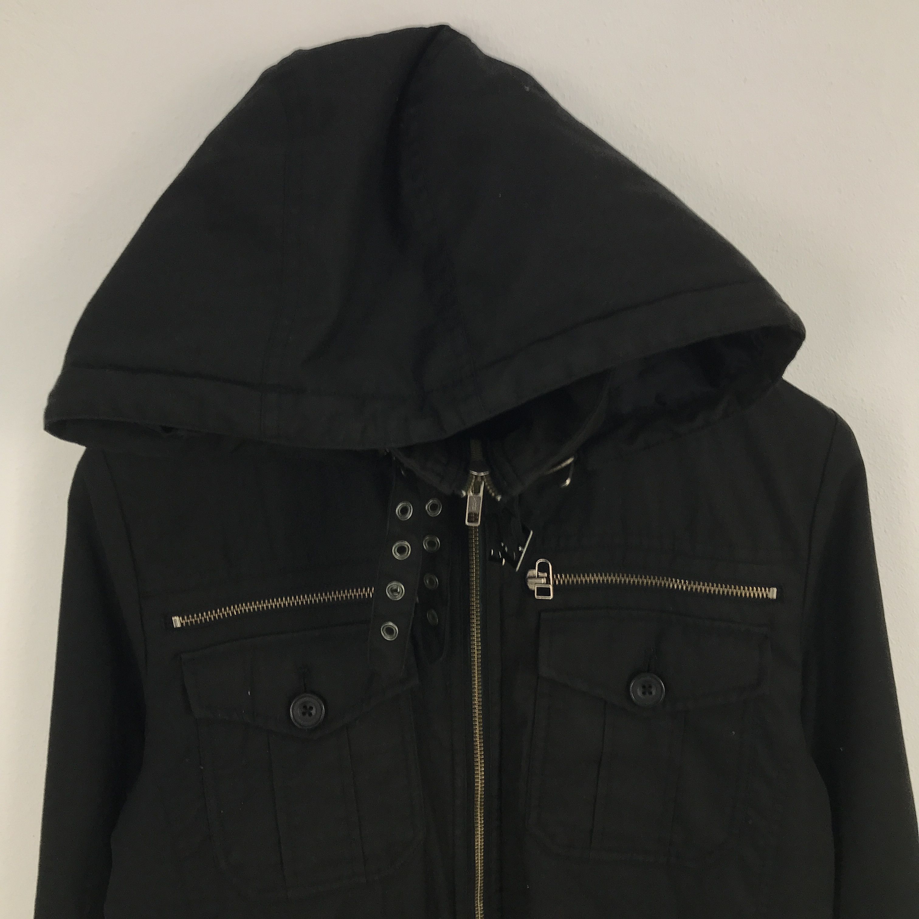 Japanese Brand Rare Edge ruper Zipper Jacket With Hoodie Size US S / EU 44-46 / 1 - 2 Thumbnail