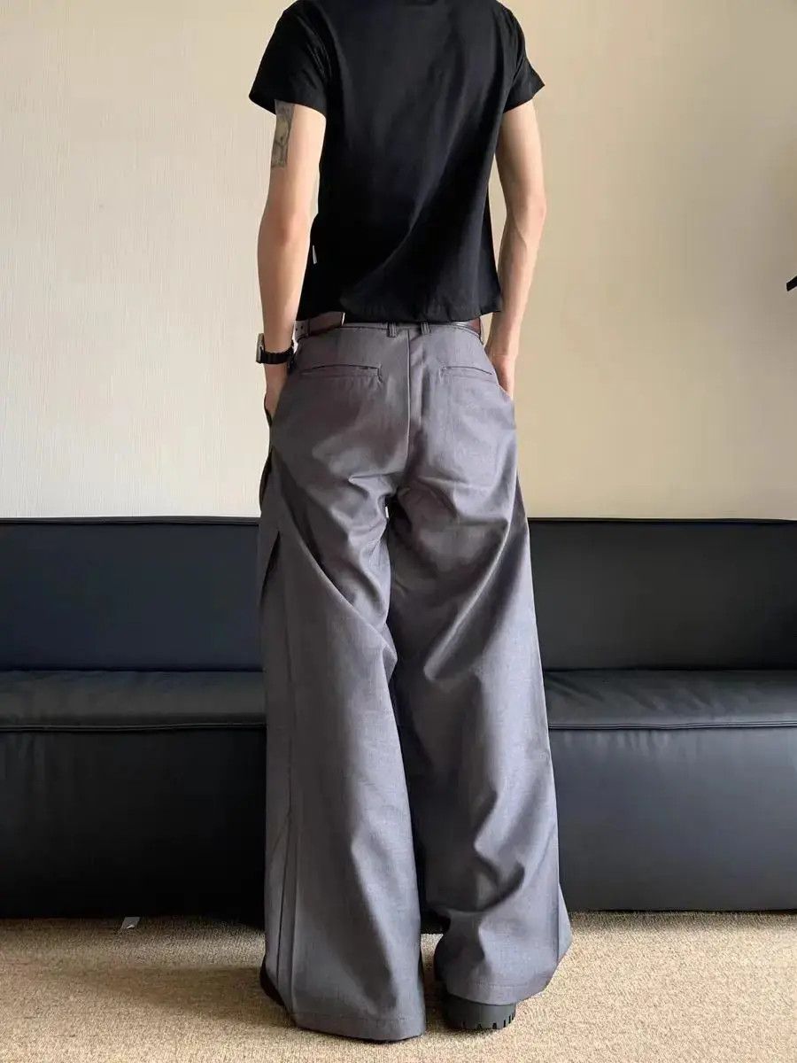 Japanese Brand × Jean Simple and loose straight leg casual pants Size US 32 / EU 48 - 2 Thumbnail