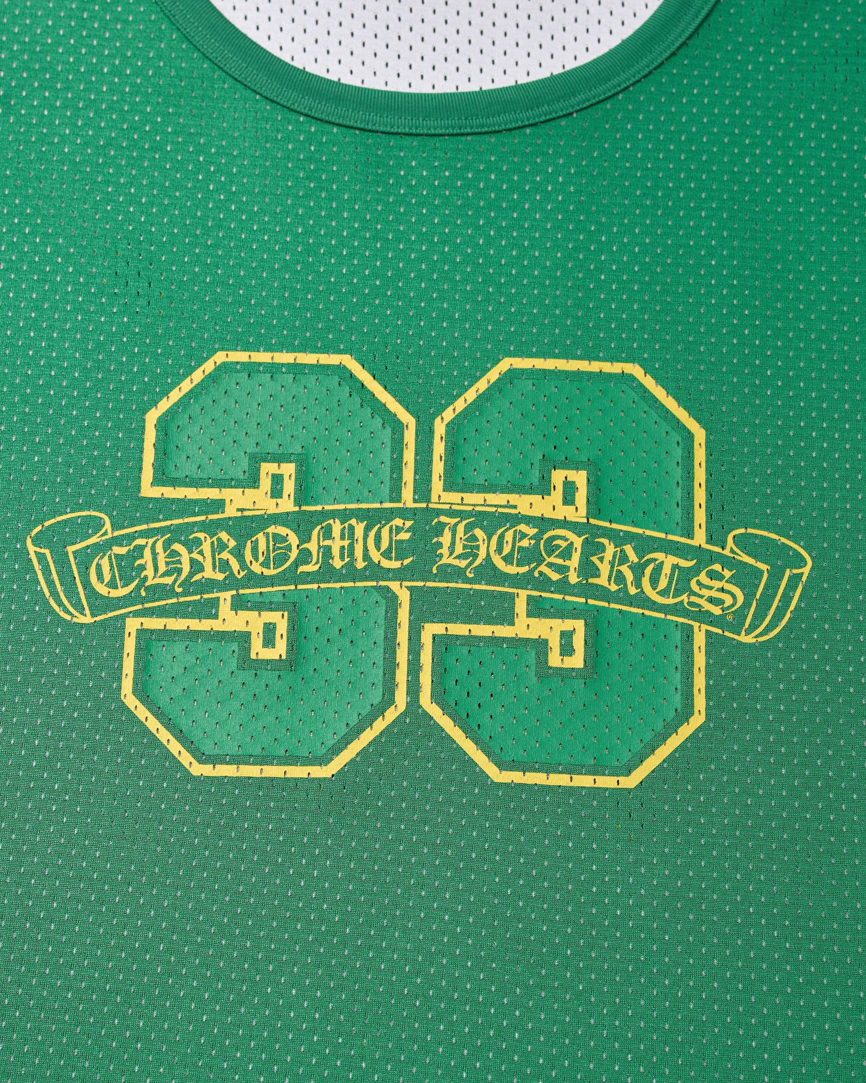 Chrome Hearts CHROME HEARTS Mesh Reversible Basketball Jersey GREEN/WHITE Size US L / EU 52-54 / 3 - 7 Thumbnail