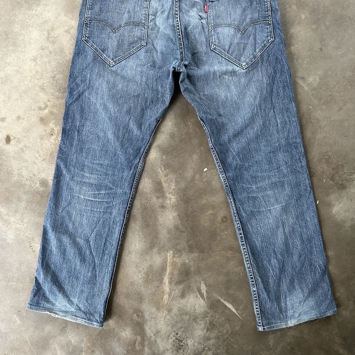 Levi's W35 Vintage Levi’s 513 Distressed Faded Denim Jean Pant Size US 35 - 11 Thumbnail