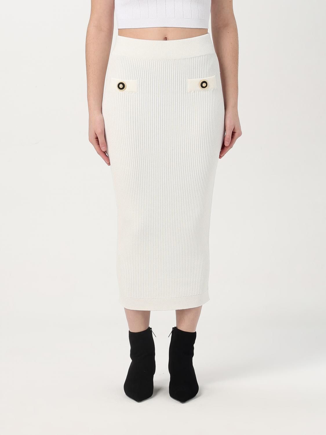Balmain Balmain Skirt Woman White Size 27" / US 4 / IT 40 - 1 Thumbnail