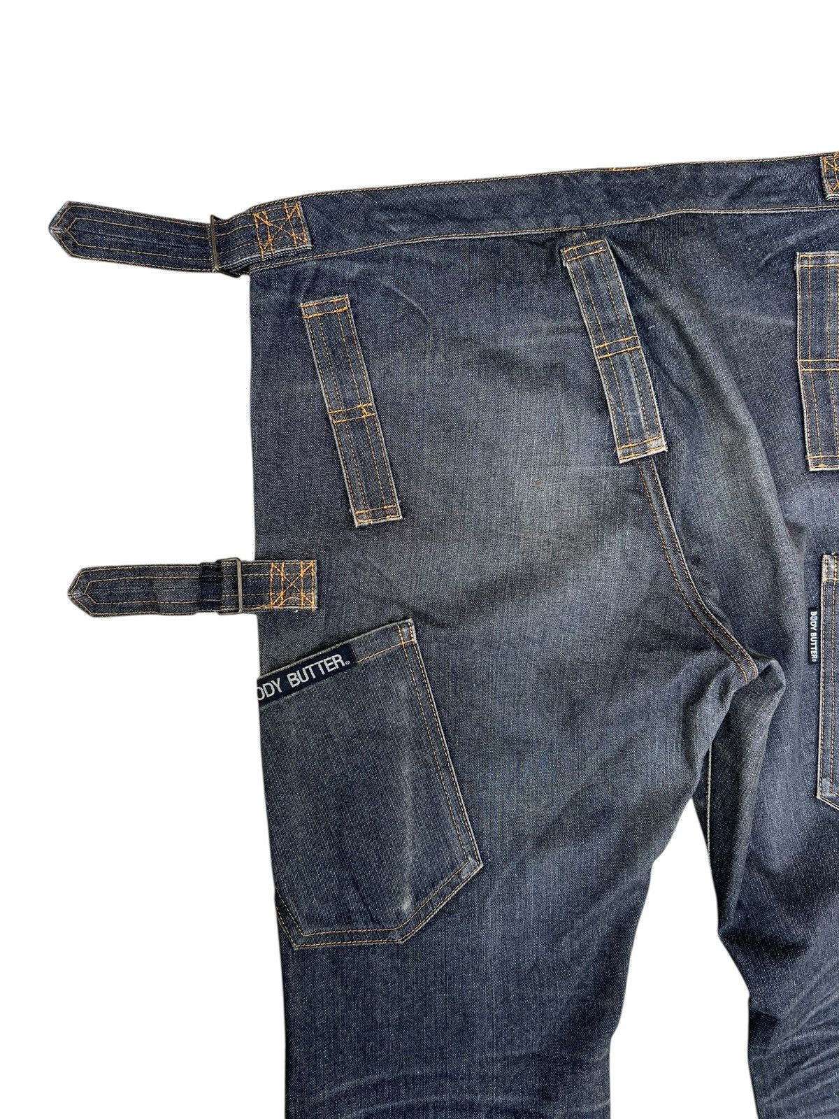Vintage Vintage Body Butter Japan Fade Denim Bondage Bootcut Jeans Size US 33 - 15 Thumbnail