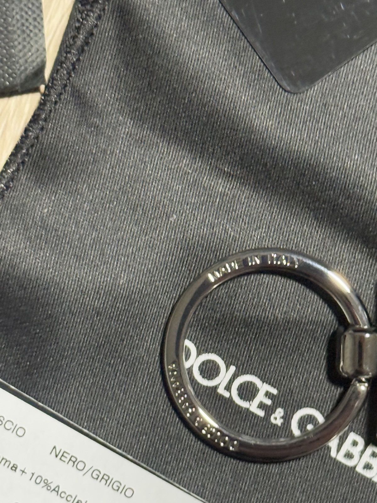 Dolce & Gabbana Dolce & Gabbana Keychain Faux Leather Keyring Size ONE SIZE - 7 Thumbnail