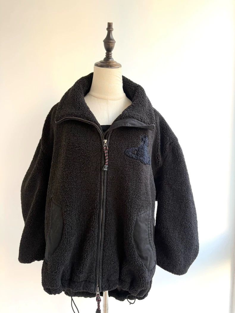 Vivienne Westwood Vivienne Westwood size00 Black chenille coat Size M / US 6-8 / IT 42-44 - 3 Thumbnail