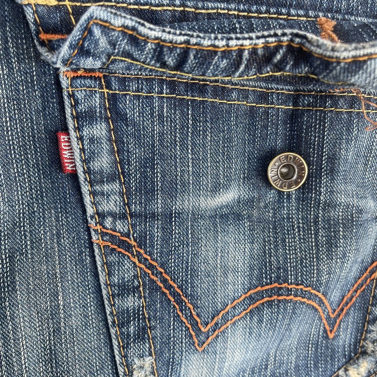 Edwin Edwin X-Vs Ripped Denim Jeans Size US 32 / EU 48 - 11 Thumbnail