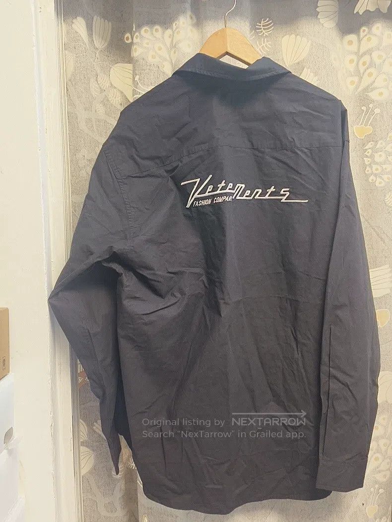 Vetements VETEMENTS Black Long Sleeve Shirt Size US M / EU 48-50 / 2 - 9 Thumbnail