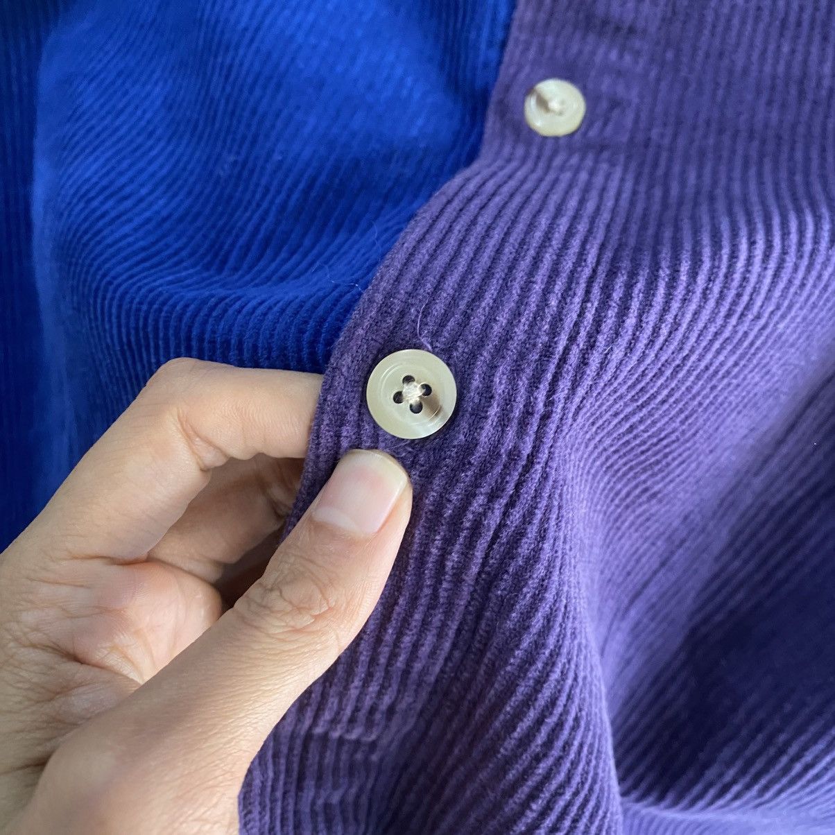 Supreme Supreme SS17 Hooded Color Blocked Corduroy Shirt Size US M / EU 48-50 / 2 - 8 Thumbnail