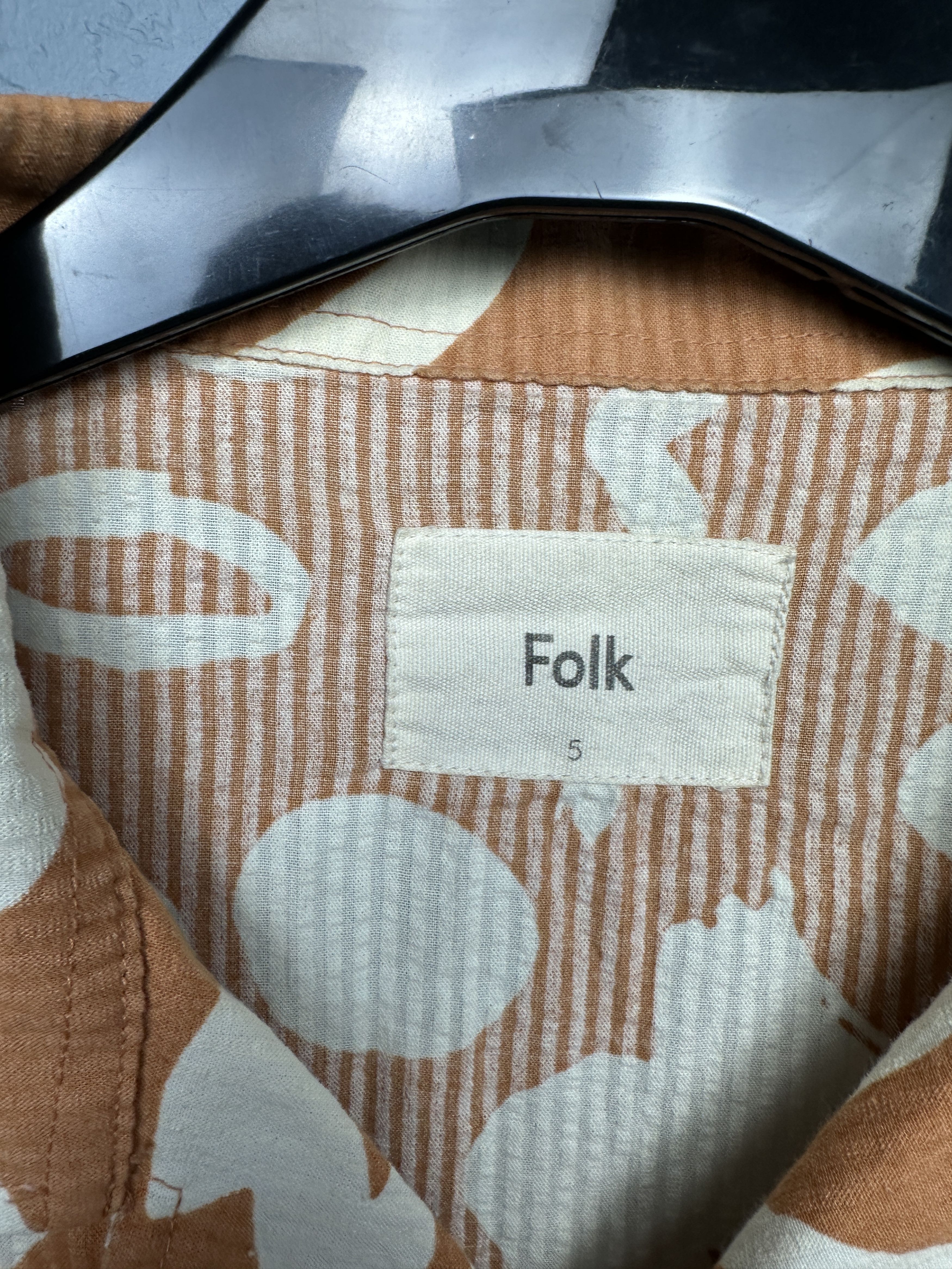 Folk Folk Mens Hawaiian Short Sleeve Shirt Size US L / EU 52-54 / 3 - 3 Thumbnail