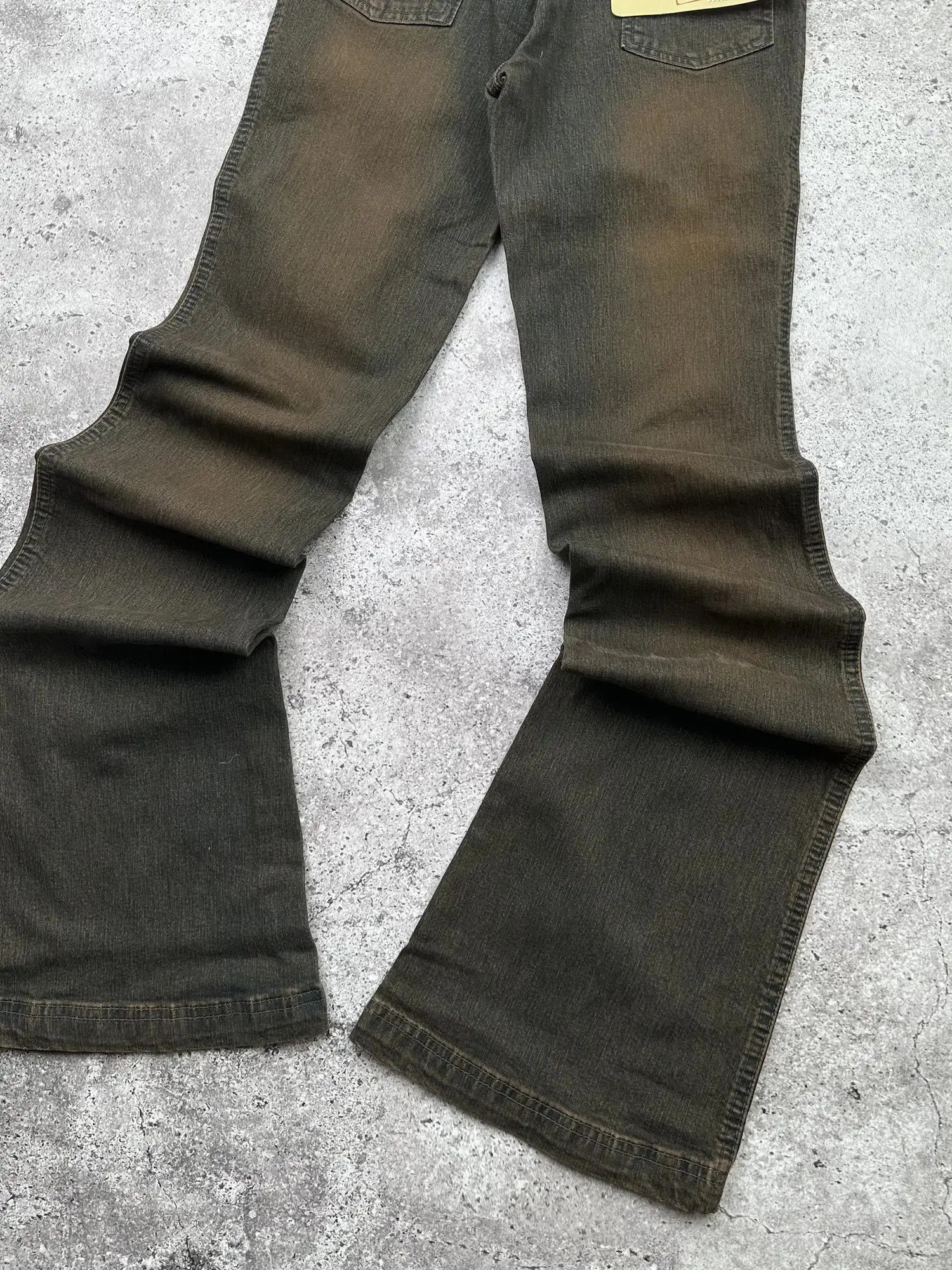 Japanese Brand Vintage Flare Faded Jeans C544(V265) Size 25" / US 0 / IT 36 - 8 Thumbnail