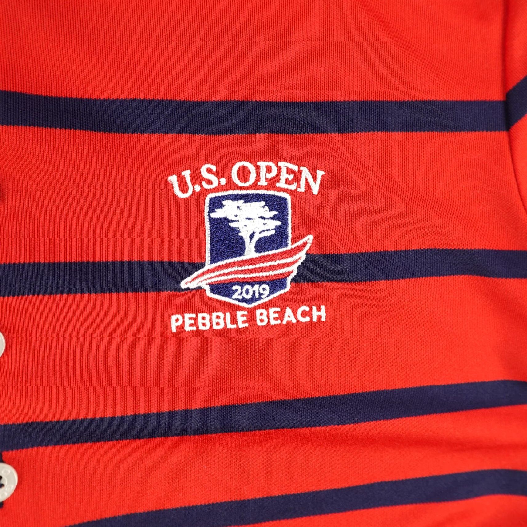 Ralph Lauren Ralph Lauren Polo Shirt Womens Small Red Stripes Golf USGA Pebble Beach Top Shirt Womens Small Red Stripes Golf USGA Pebble Beach Top Size S / US 4 / IT 40 - 3 Thumbnail