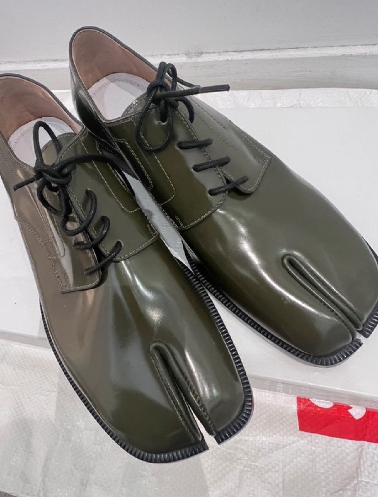 Maison Margiela Tabi lace up olive green Size US 9 / IT 39 - 7 Thumbnail
