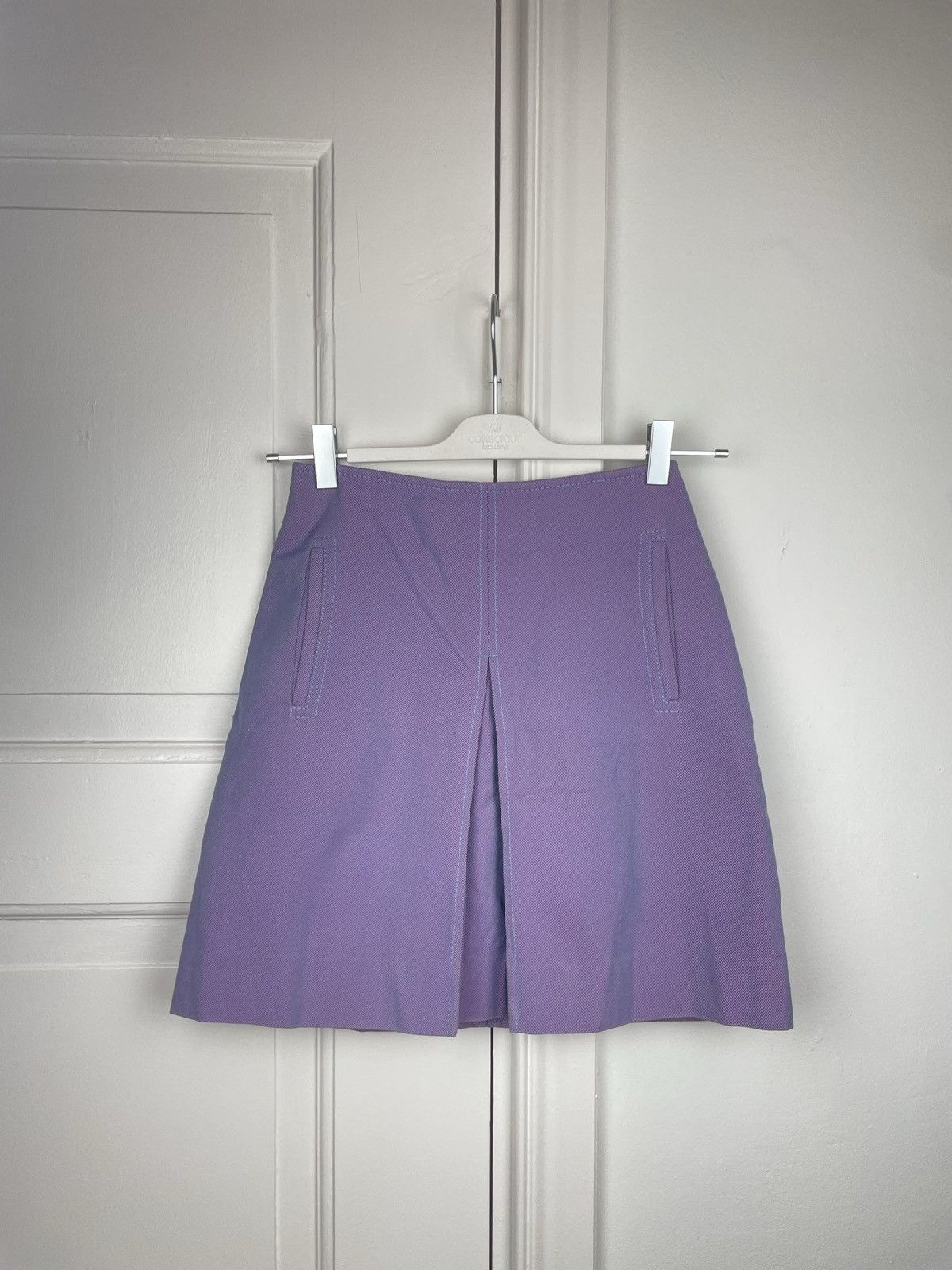 Acne Studios Acne Studios karola purple skirt ctn tw PSS16 Size 24" / US 00 / IT 34 - 2 Thumbnail
