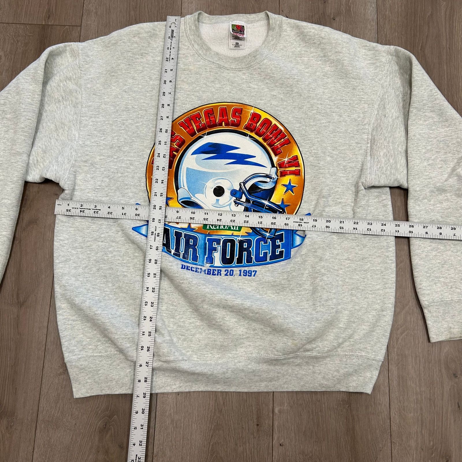 Vintage 1997 Las Vegas Bowl Air Force Football Crewneck Sweater Size US XXL / EU 58 / 5 - 4 Thumbnail