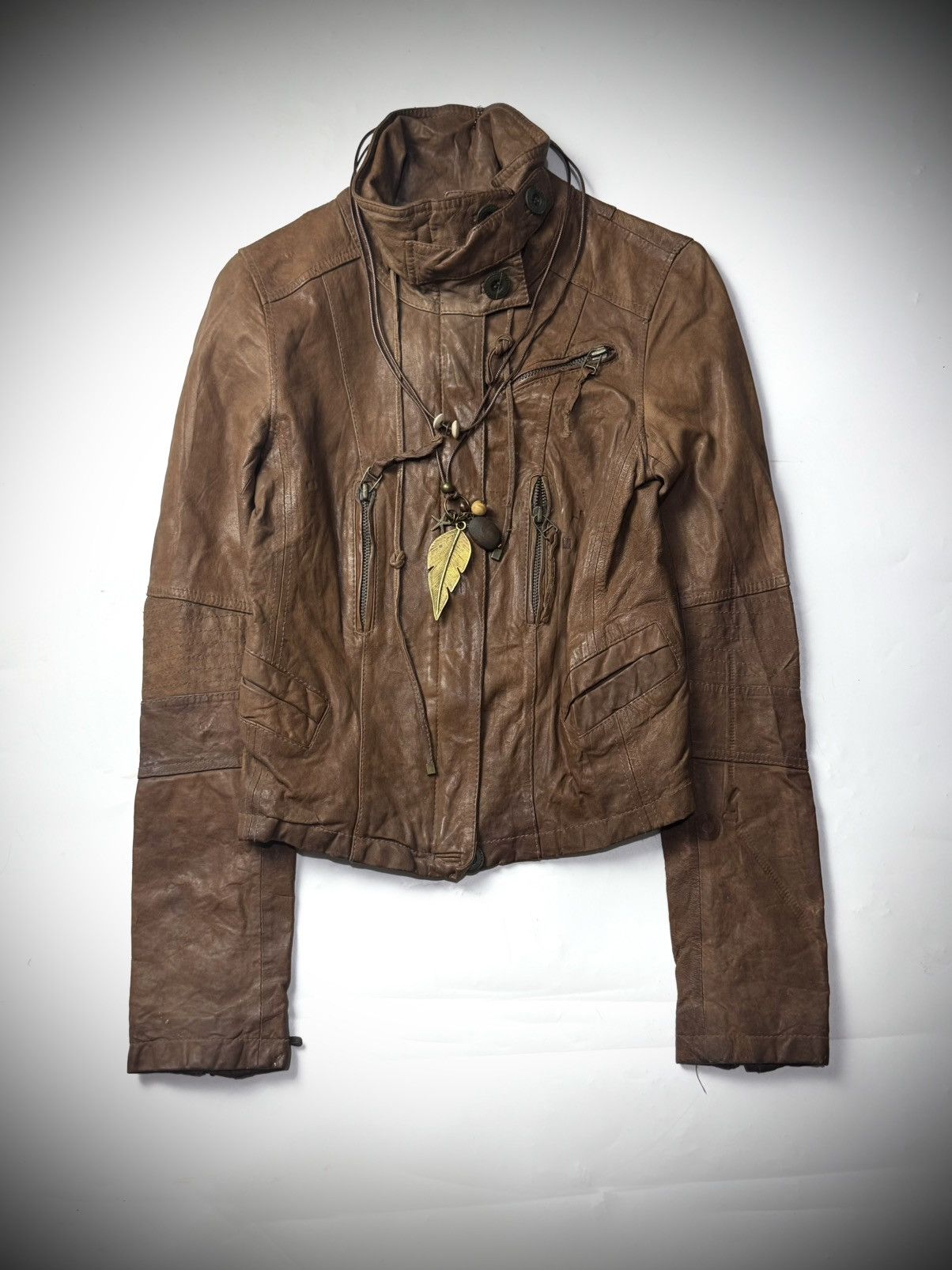 Ekam × Japanese Brand EKAM 034 by KANYA MIKI - LAMB LEATHER HOODED