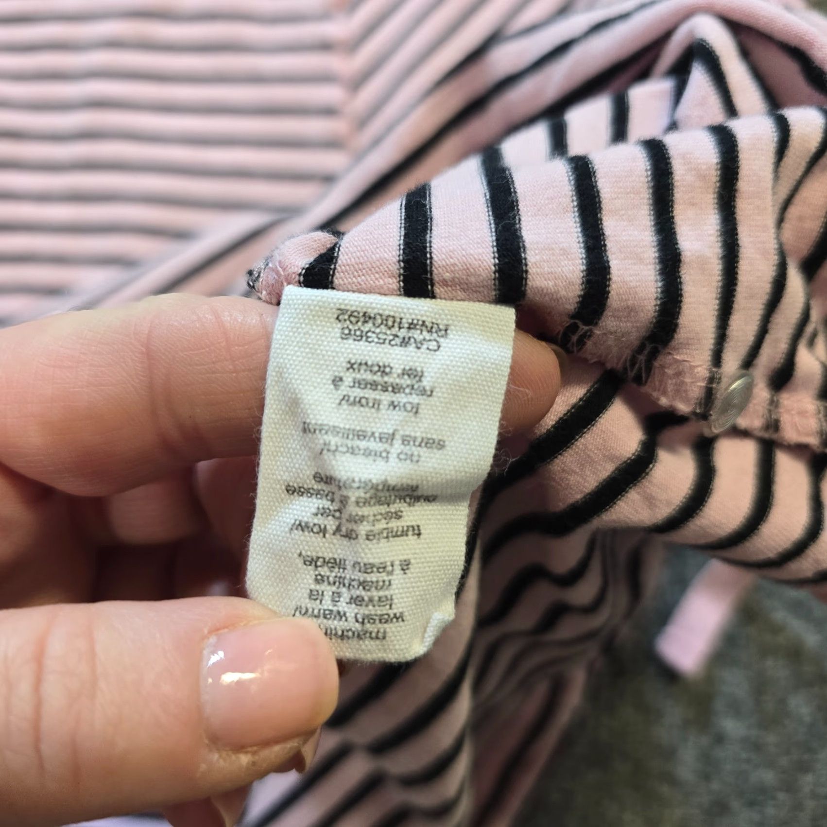 Pinko Neon Buddha Top Womens Size Large Pink Striped Tunic Cowl Neck Pockets Lagenlook Size L / US 10 / IT 46 - 7 Thumbnail