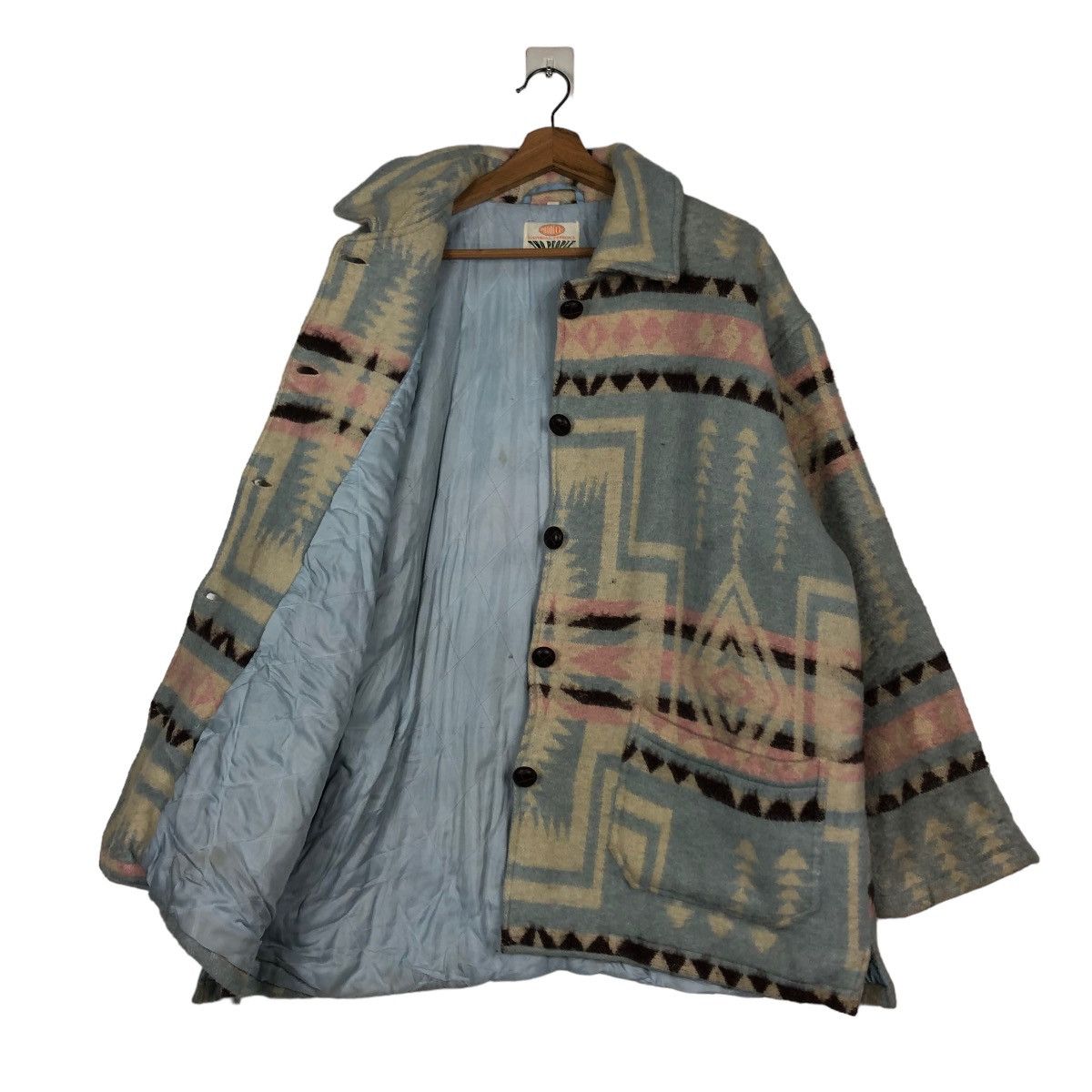 Japanese Brand 📌VINTAGE WOOL JACKET TWO PEOPLE JAPAN NAVAJO NATIVE Size US M / EU 48-50 / 2 - 15 Thumbnail