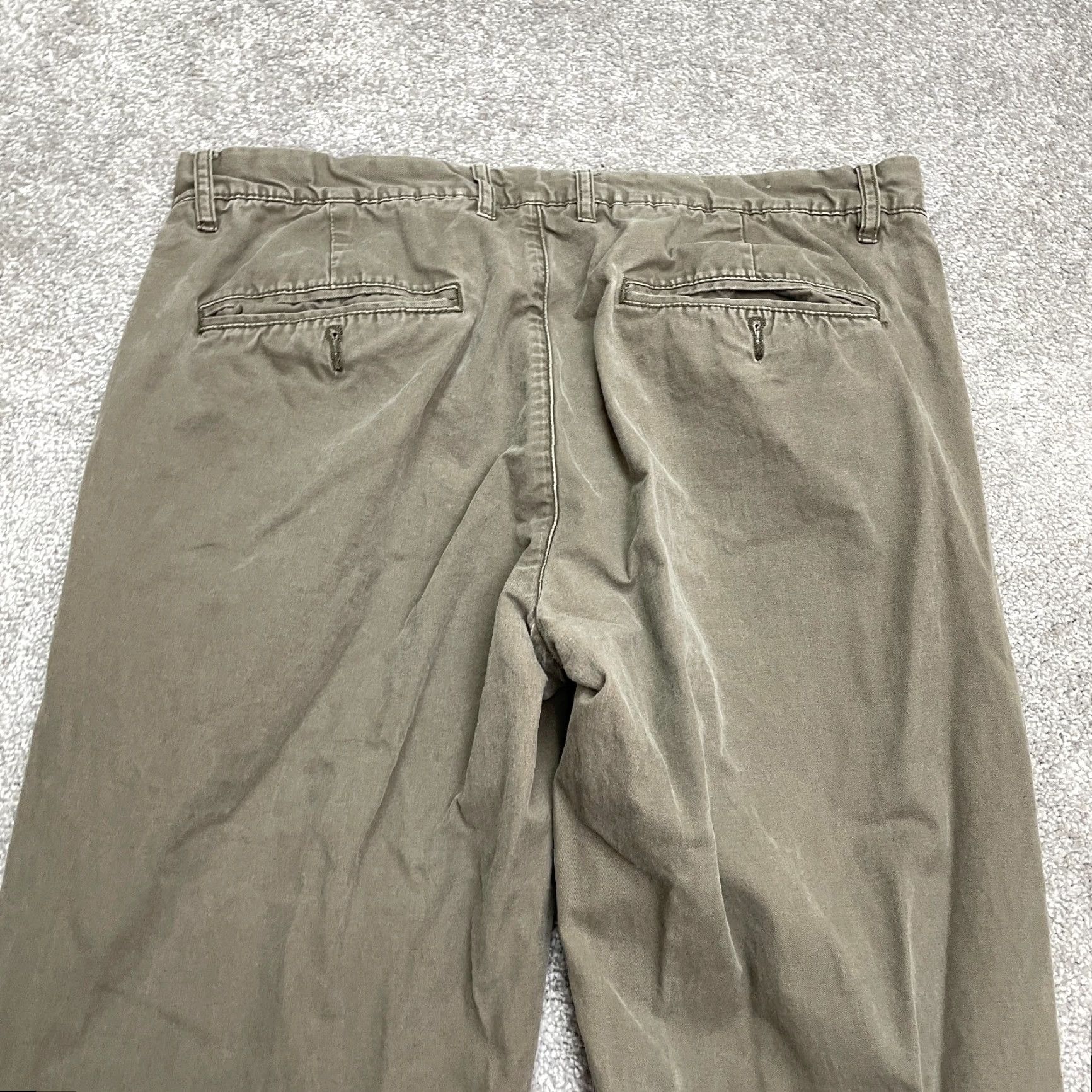 H&M VINTAGE H&M Men's Slim Fit Chino Pants 36 Gray Cotton Straight Leg Casual Outdoor Size US 36 / EU 52 - 5 Thumbnail